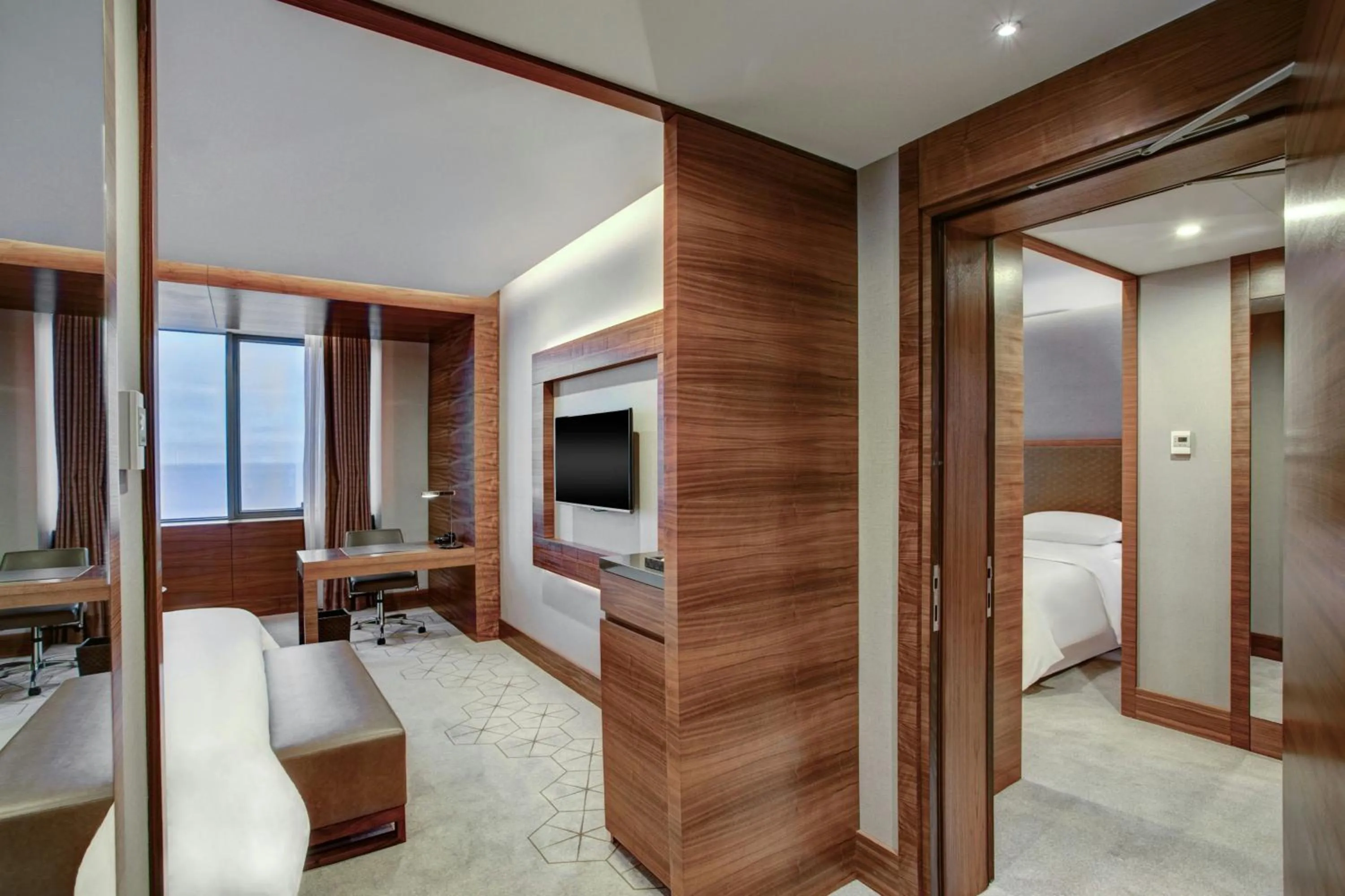 Photo of the whole room, Bed in Sheraton Grand Samsun Hotel