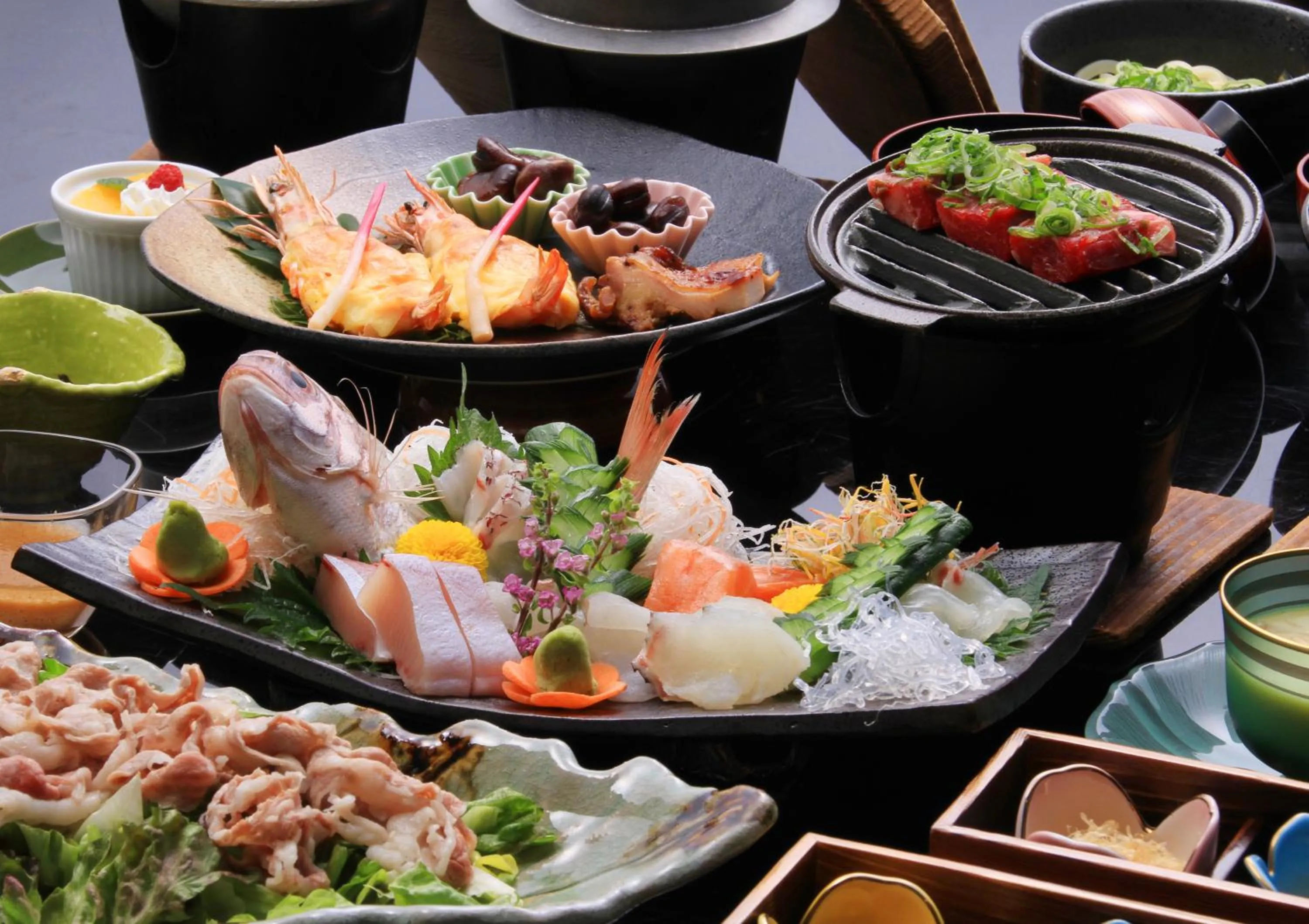 Food in こんぴら温泉 貸切湯の宿 ことね