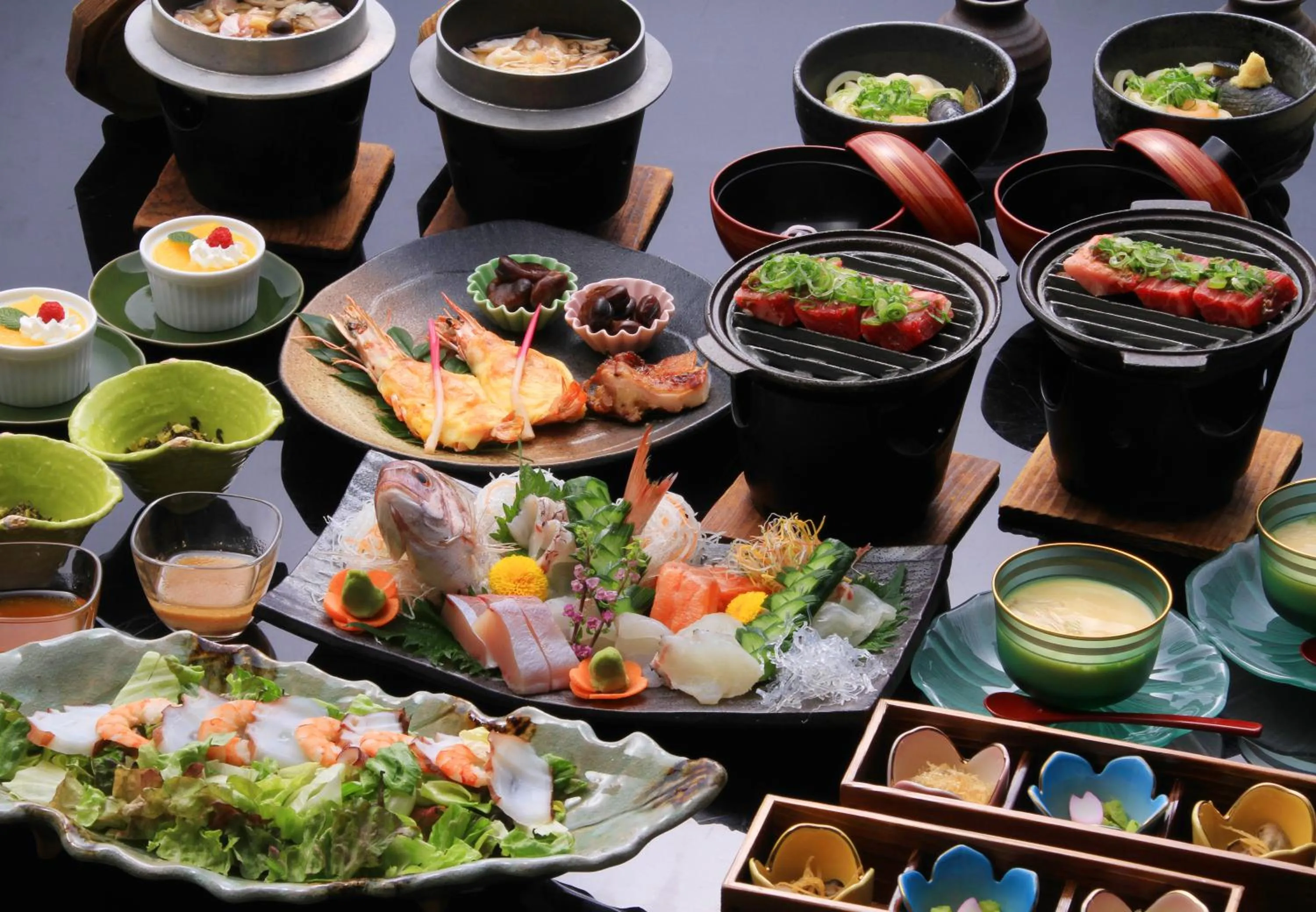 Food in こんぴら温泉 貸切湯の宿 ことね