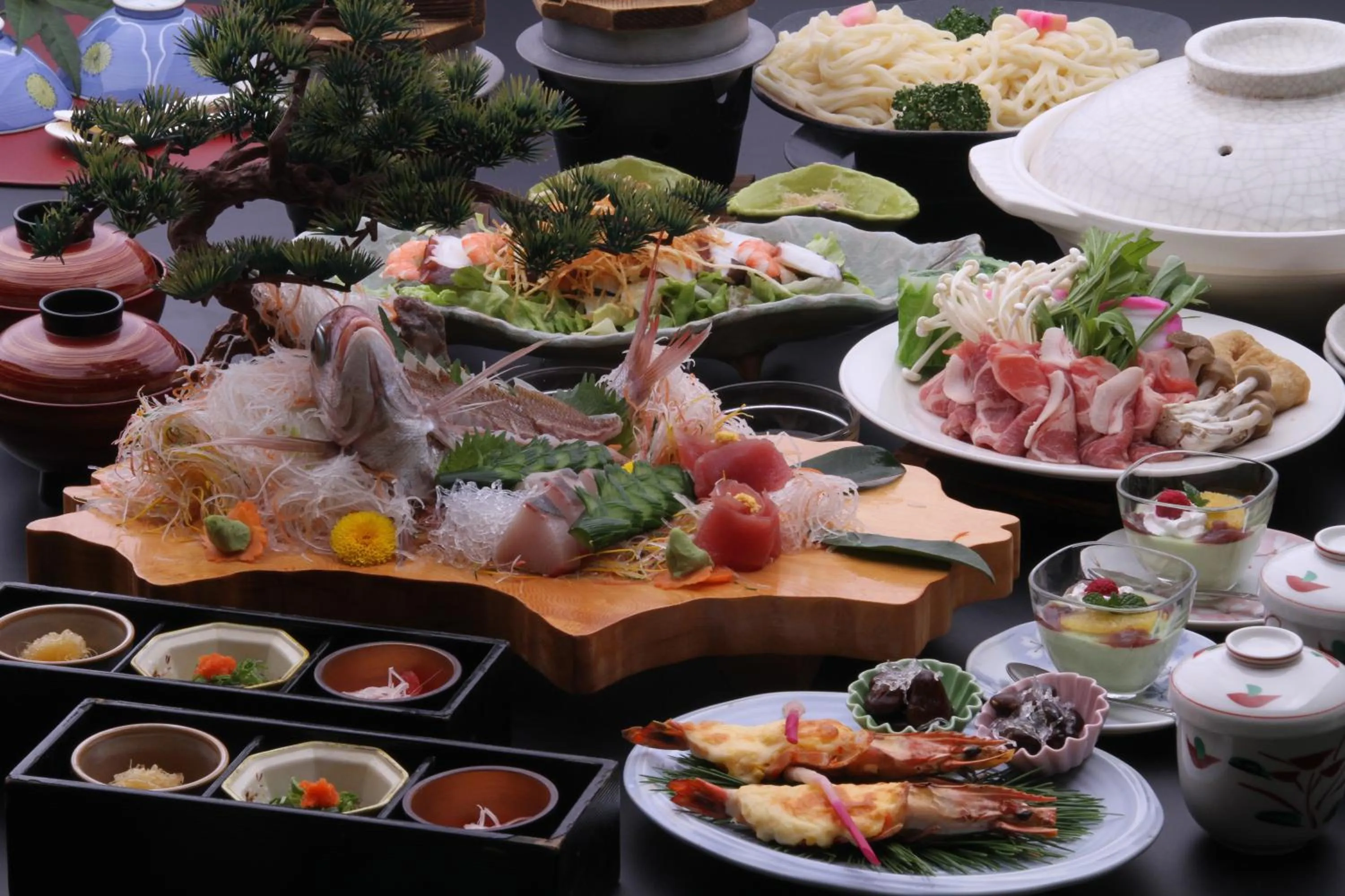 Food in こんぴら温泉 貸切湯の宿 ことね