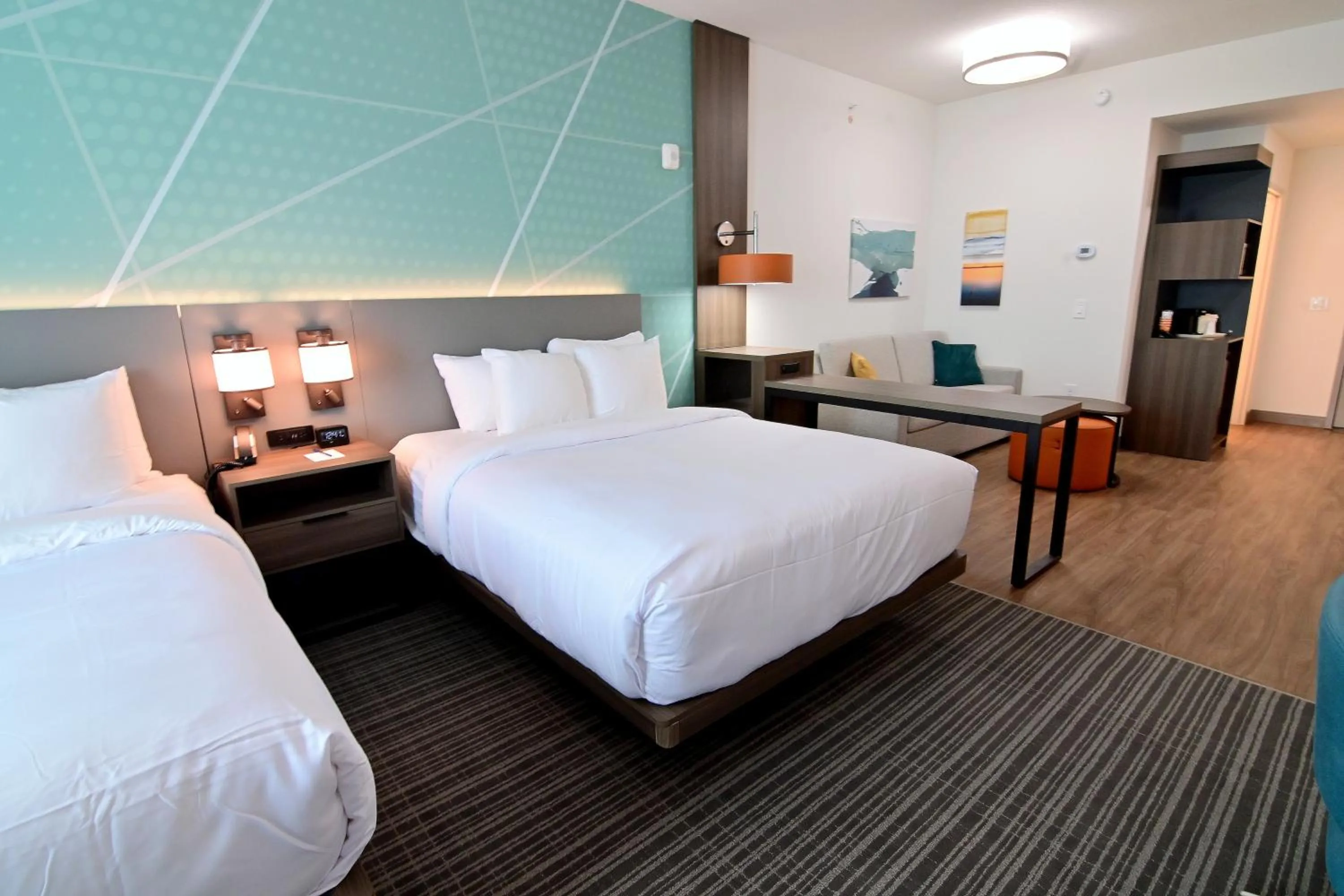 Bed in Comfort Suites Titusville near Kennedy Space Center