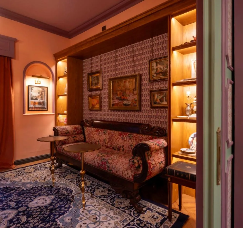 Living room in Casa Cecilia Santiago