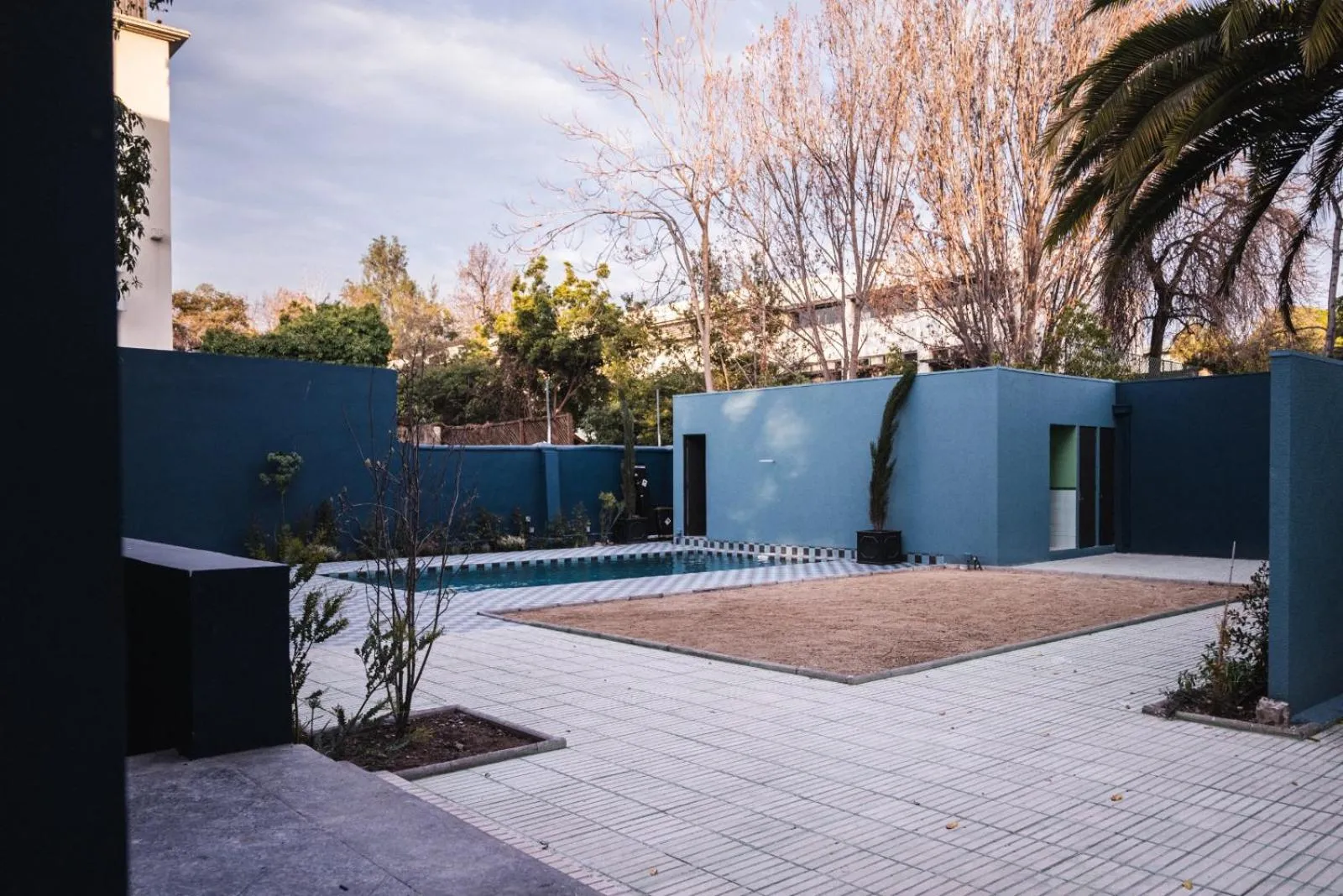 Swimming pool in Casa Cecilia Santiago