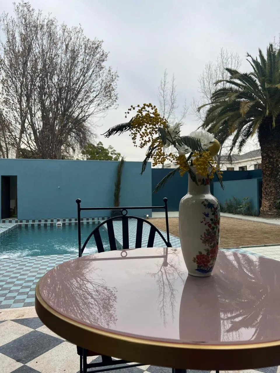 Swimming pool in Casa Cecilia Santiago