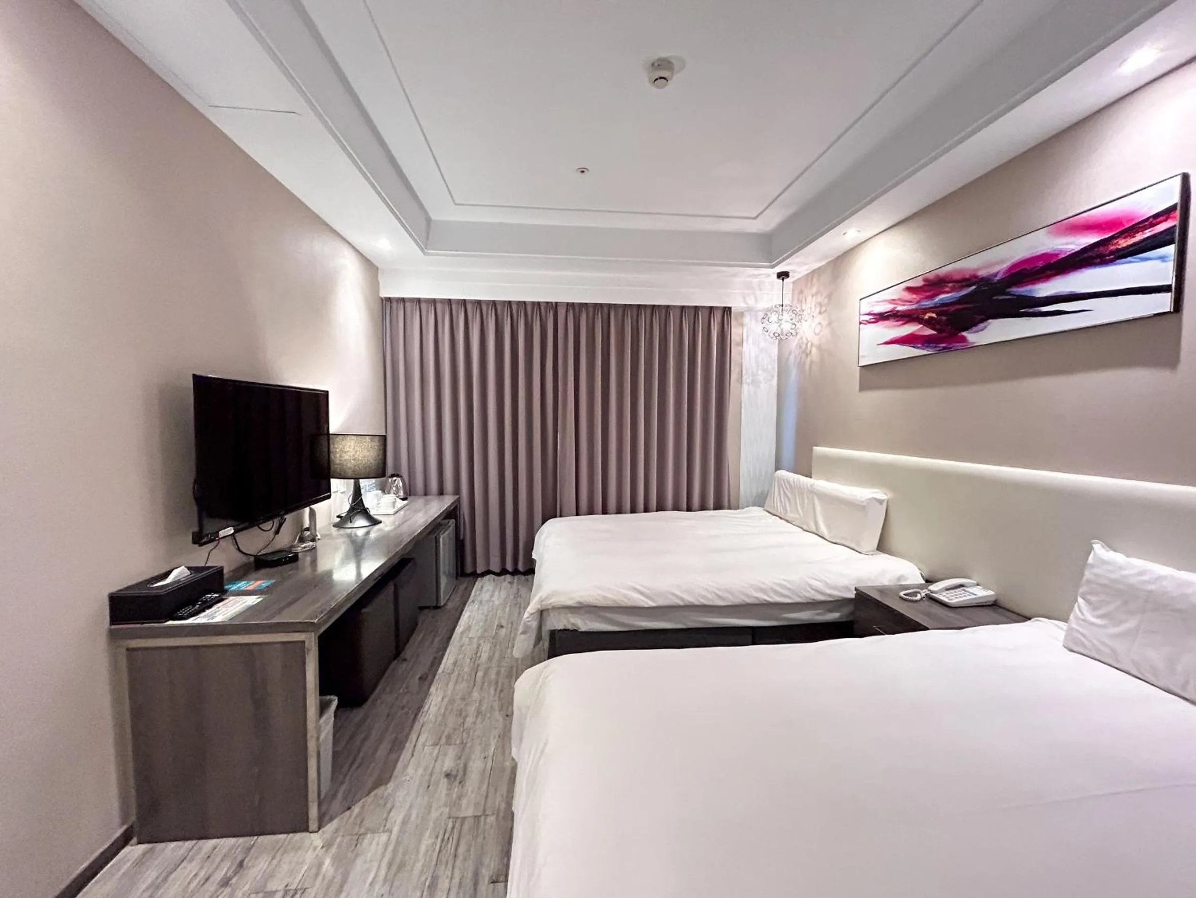 Bed in Royal Fine Hotel