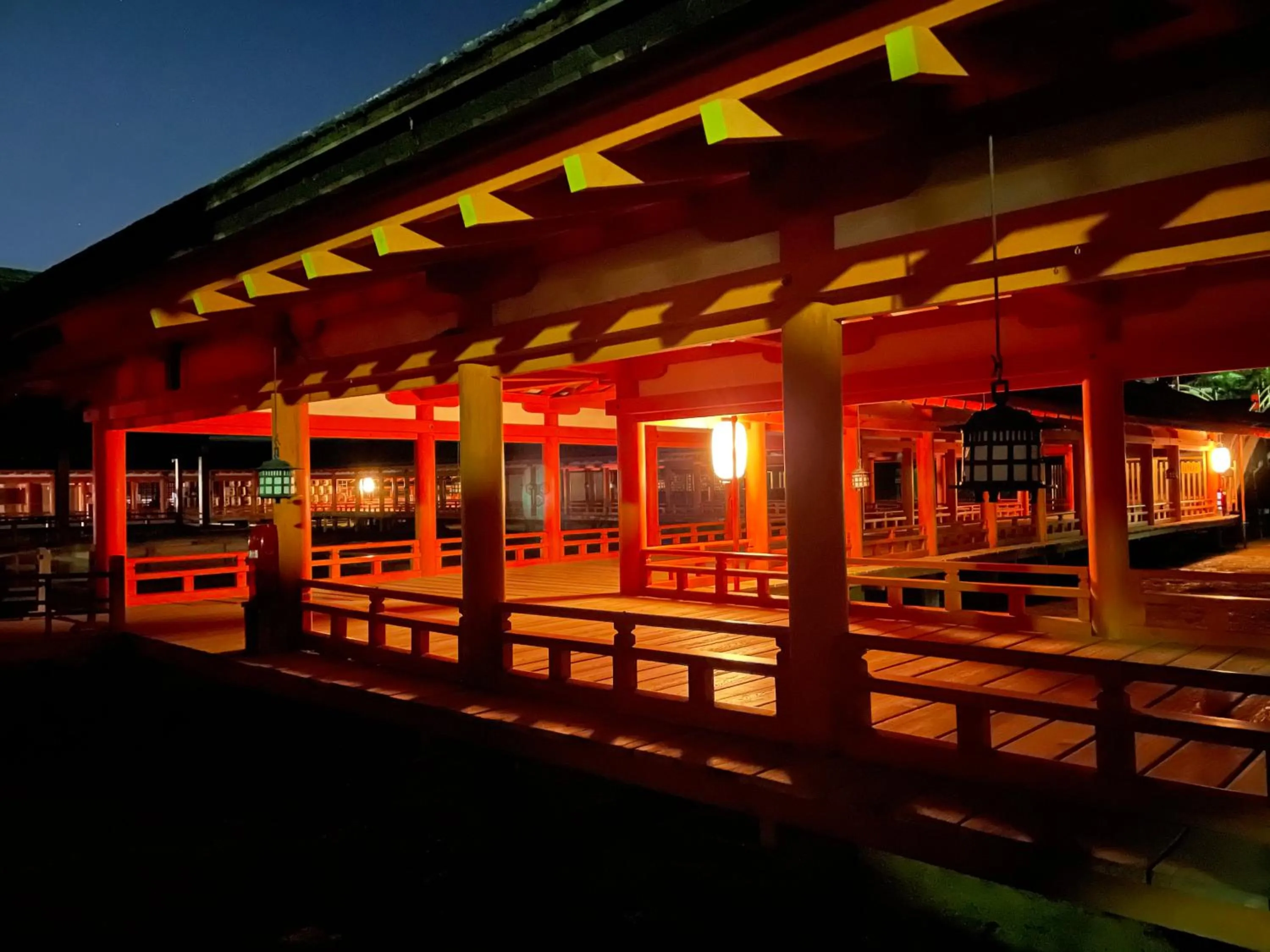 Night in Miyajima Morinoyado