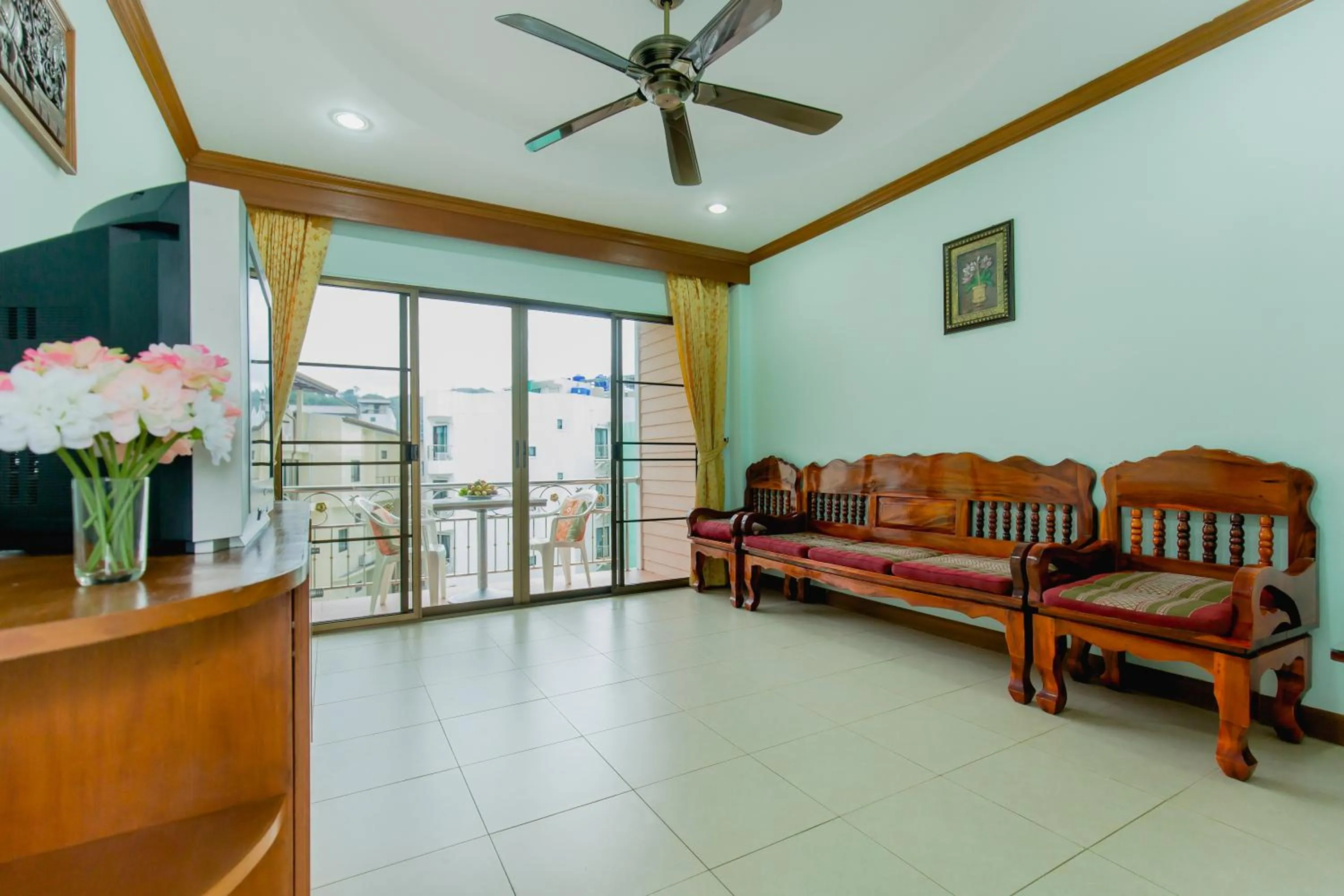 Living room in RK Guesthouse