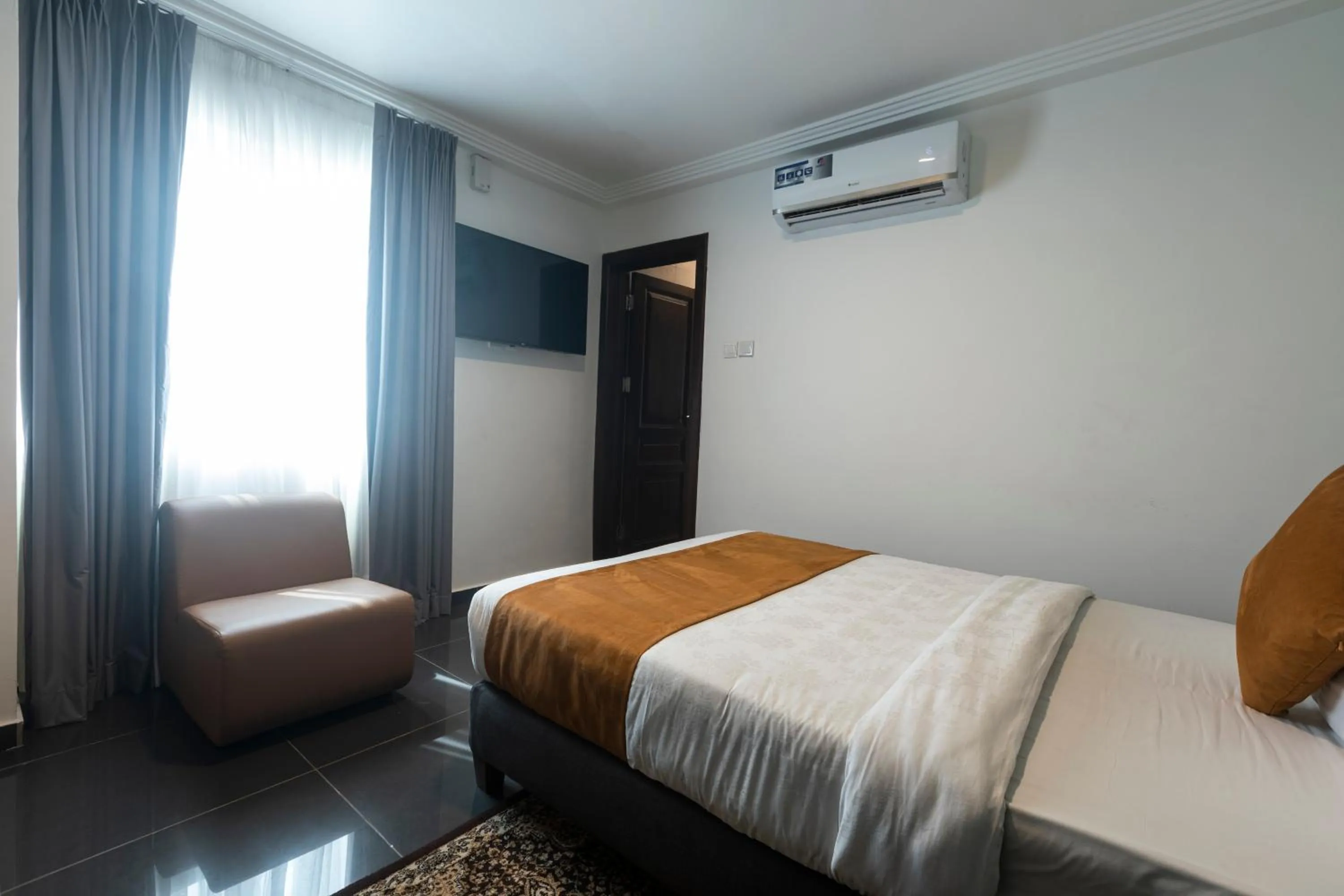 Bed in Airport View Hotel