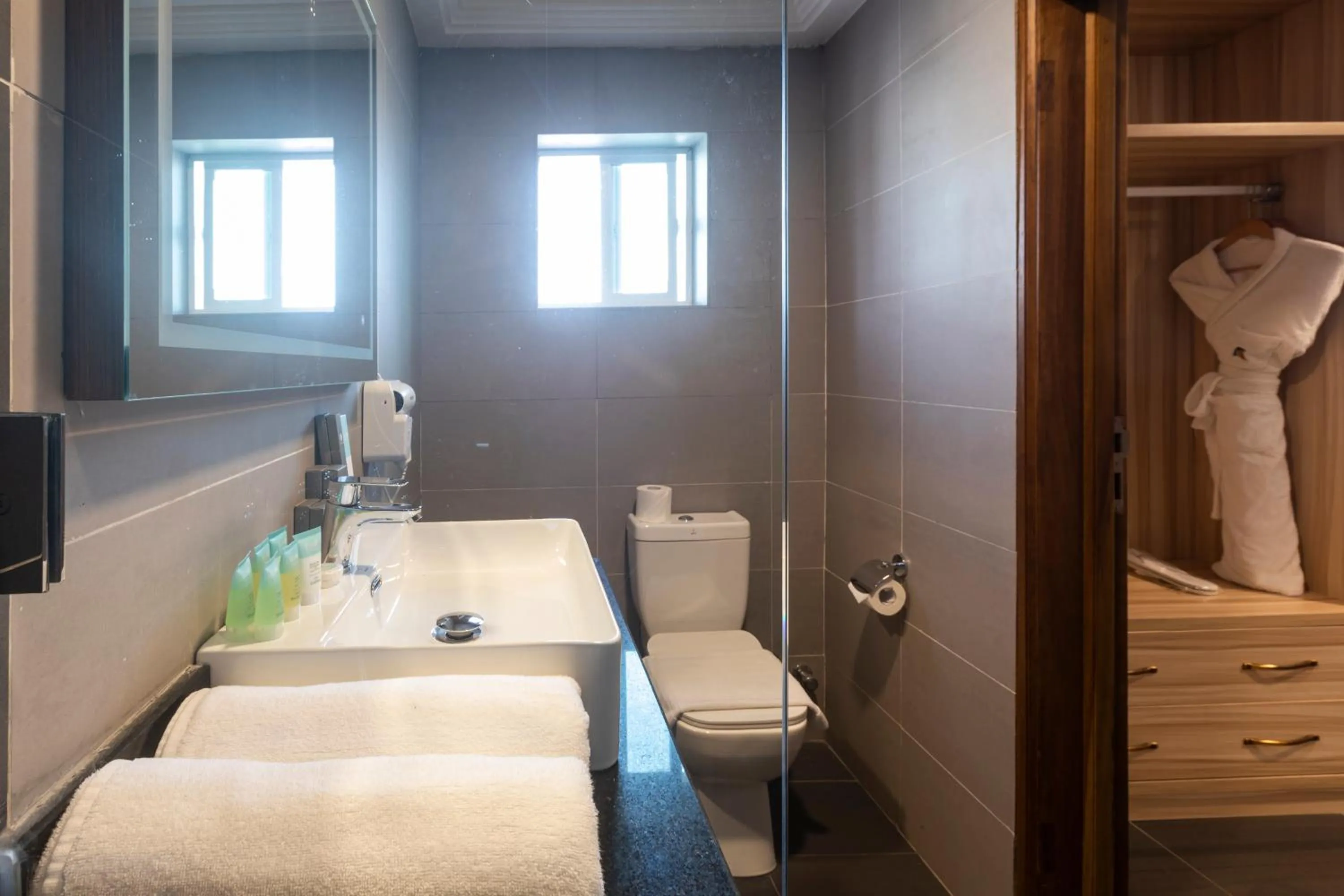 Toilet in Airport View Hotel