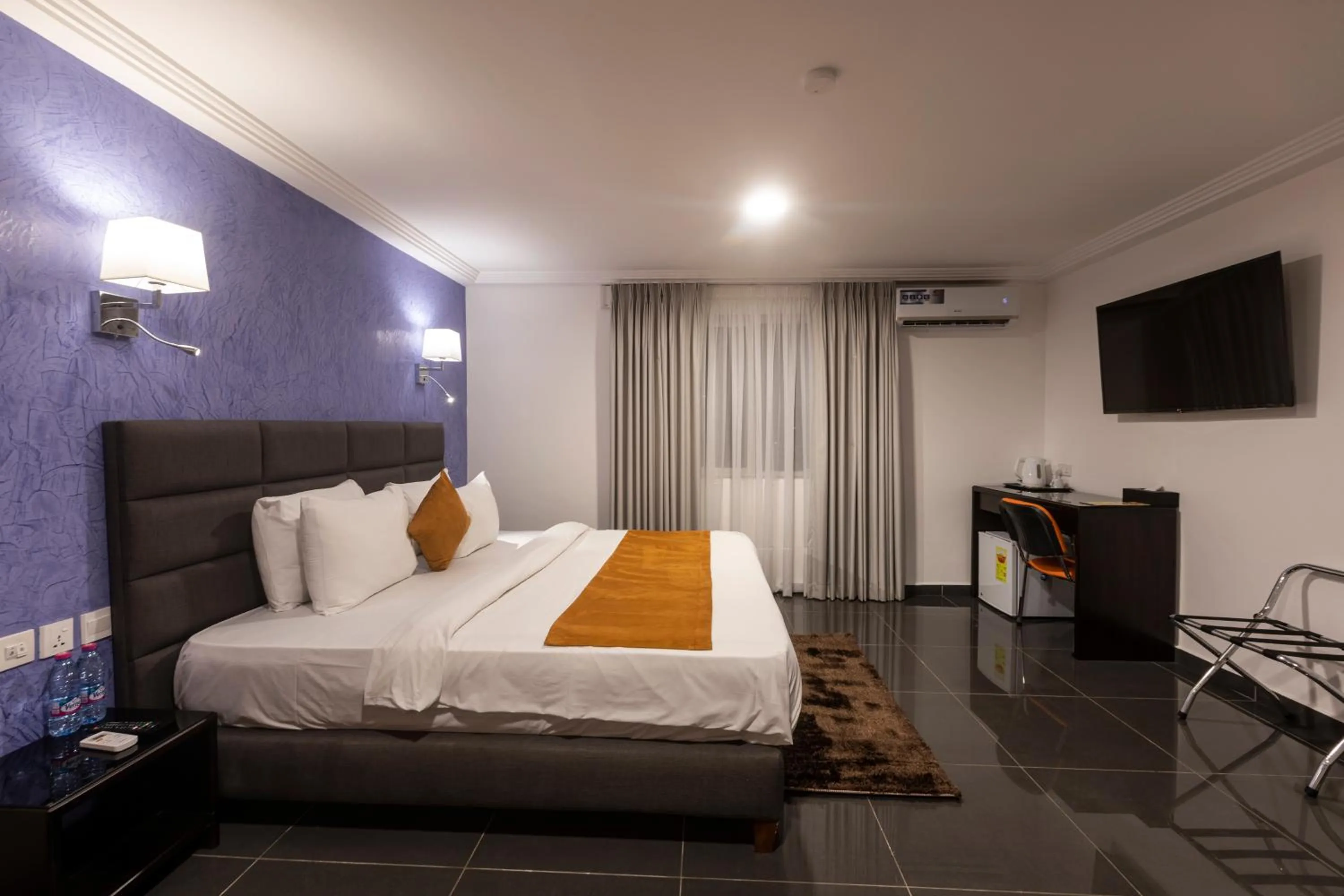 Bed in Airport View Hotel