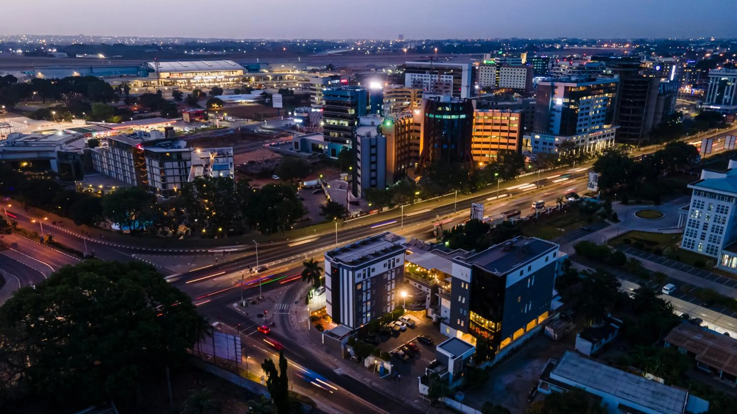 Property building in Airport View Hotel