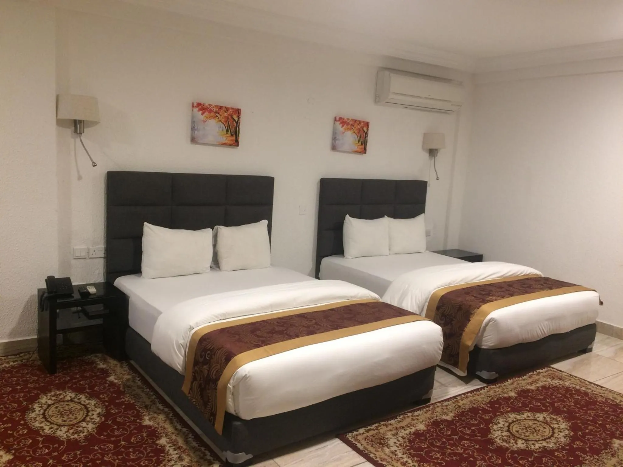 Bed in Airport View Hotel