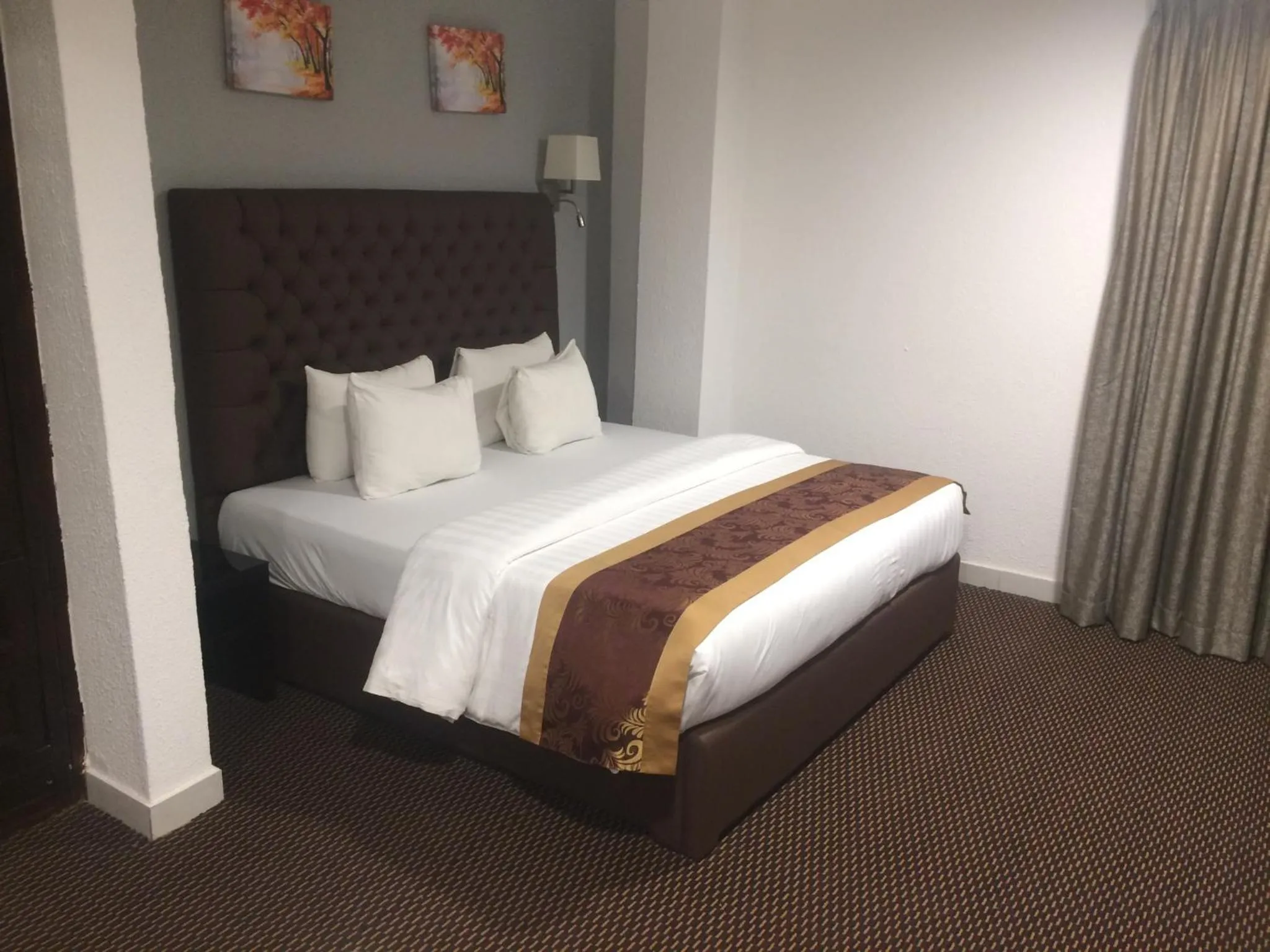 Bed in Airport View Hotel