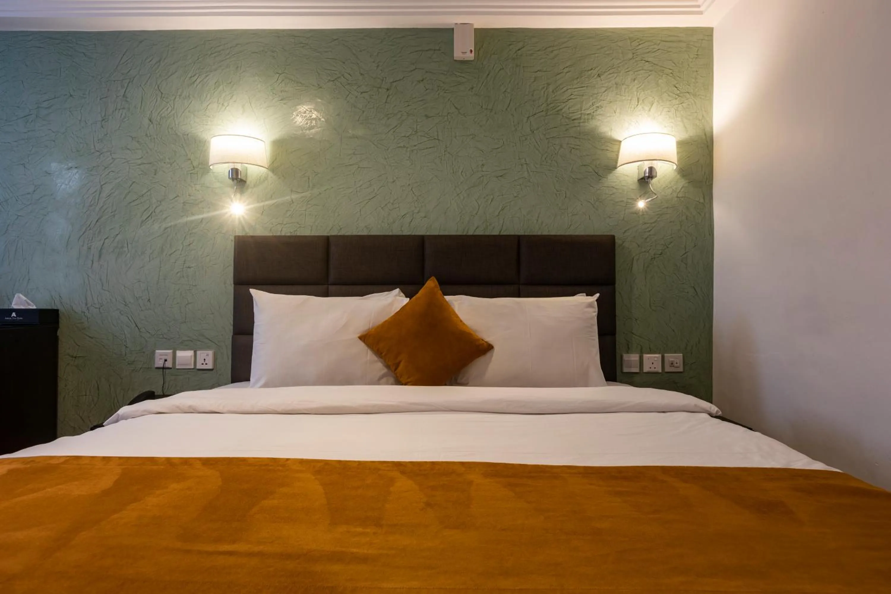 Bed in Airport View Hotel