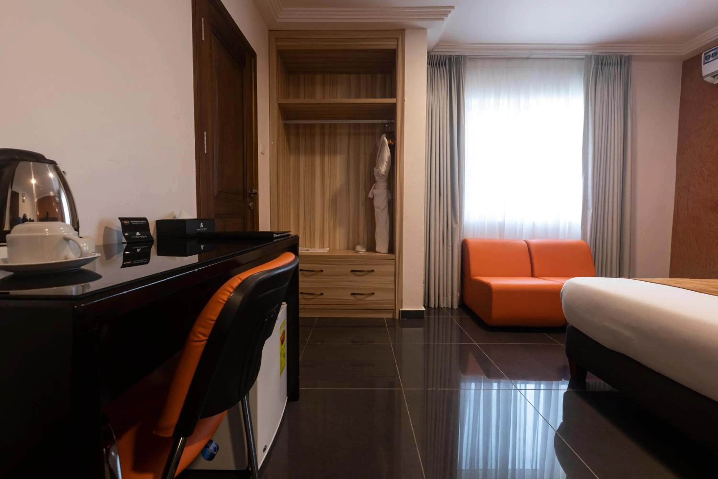 Bed in Airport View Hotel