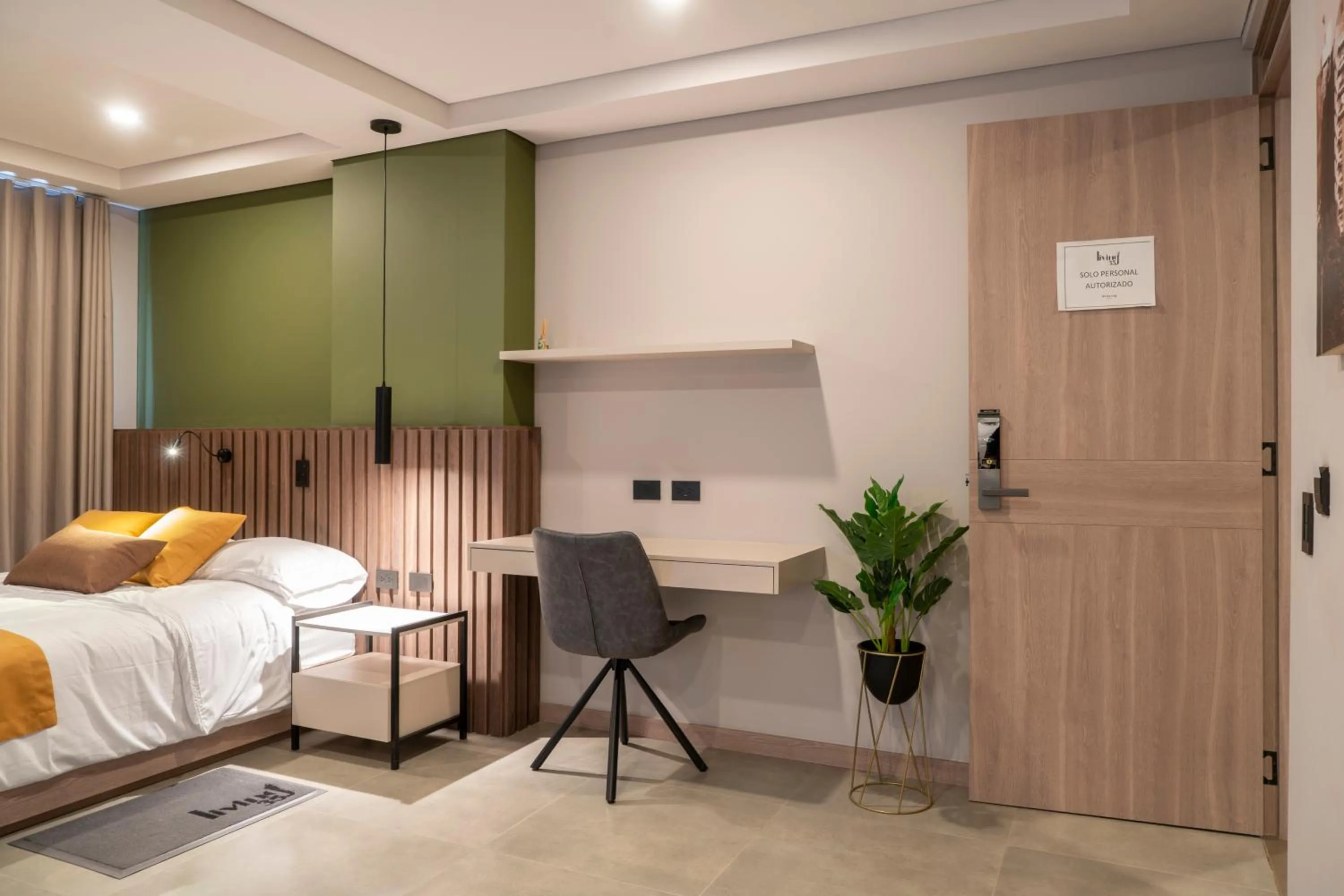 Photo of the whole room, Bed in Hotel Living 35 Suites