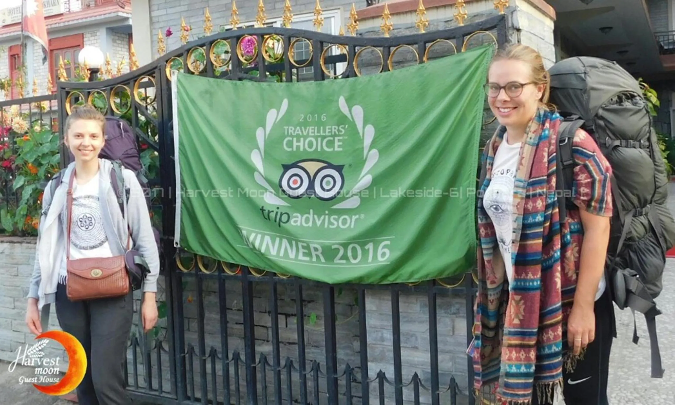 group of guests in Harvest Moon Guest House