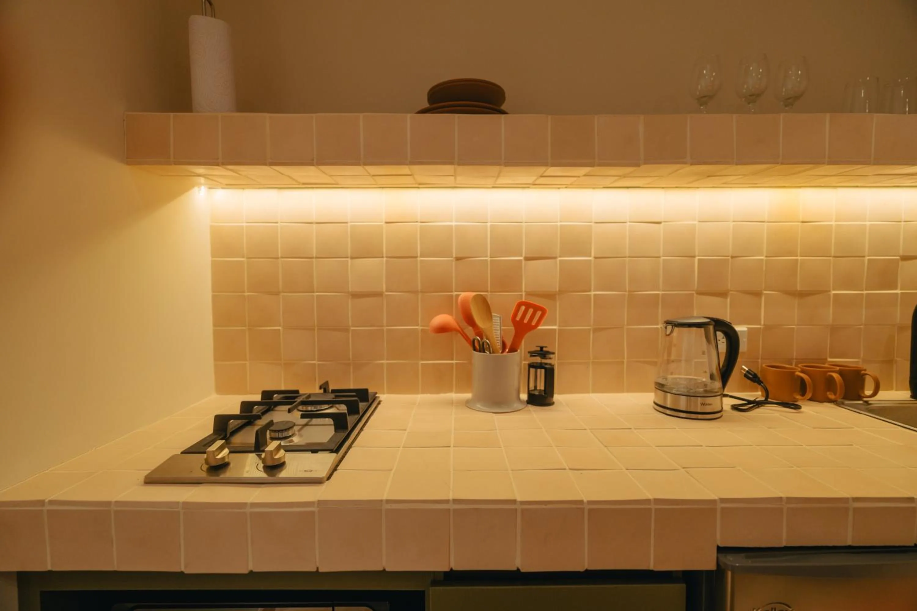 Kitchen or kitchenette in Hotel Boutique Roomzz Laureles