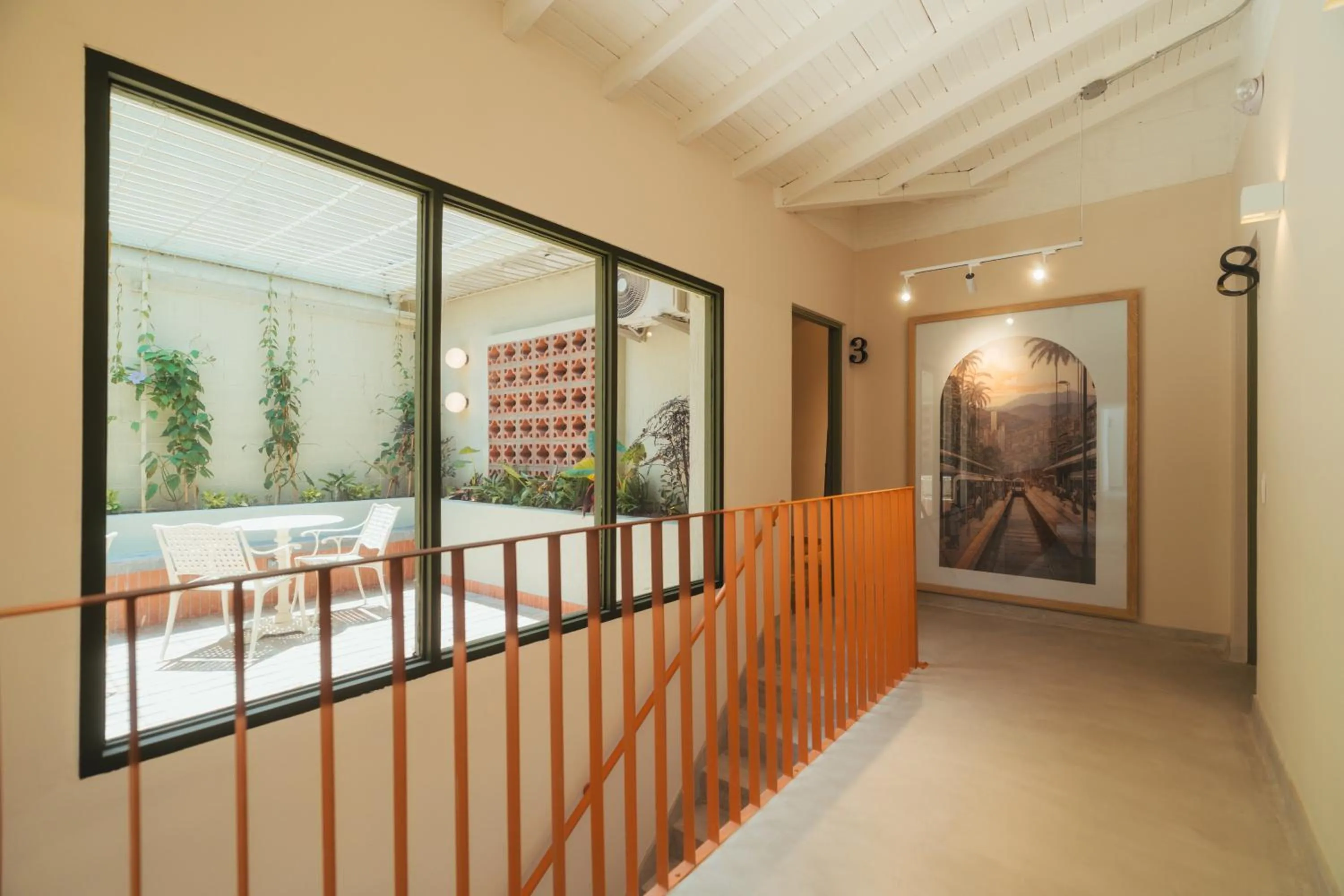 Decorative detail in Hotel Boutique Roomzz Laureles