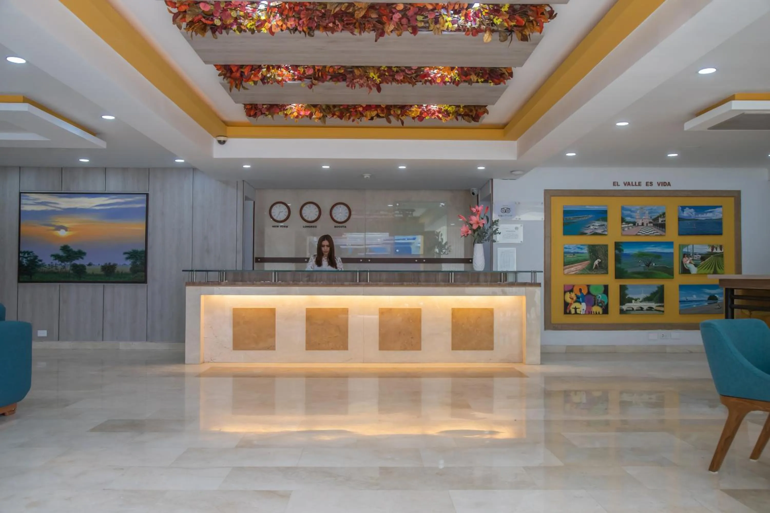 Lobby or reception in Hotel Estancia Chipichape Cali