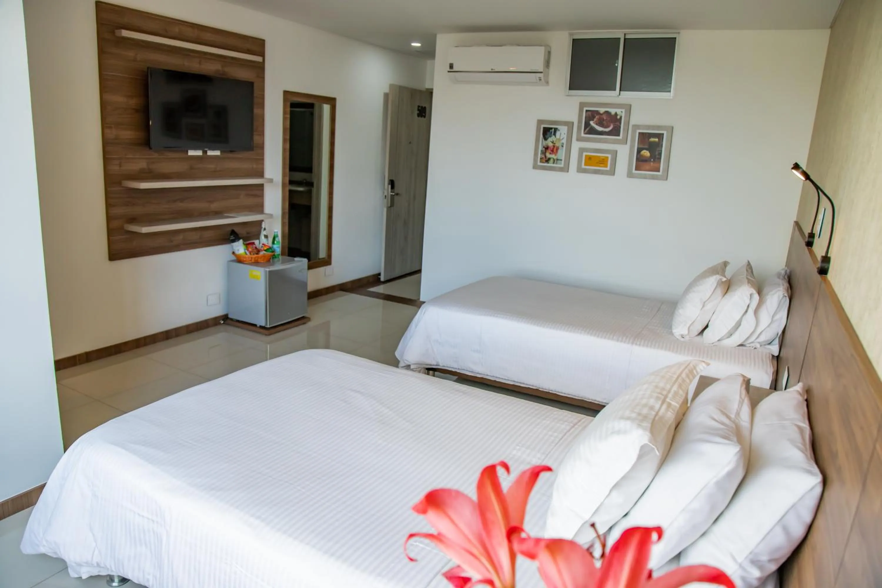 Bedroom, Bed in Hotel Estancia Chipichape Cali