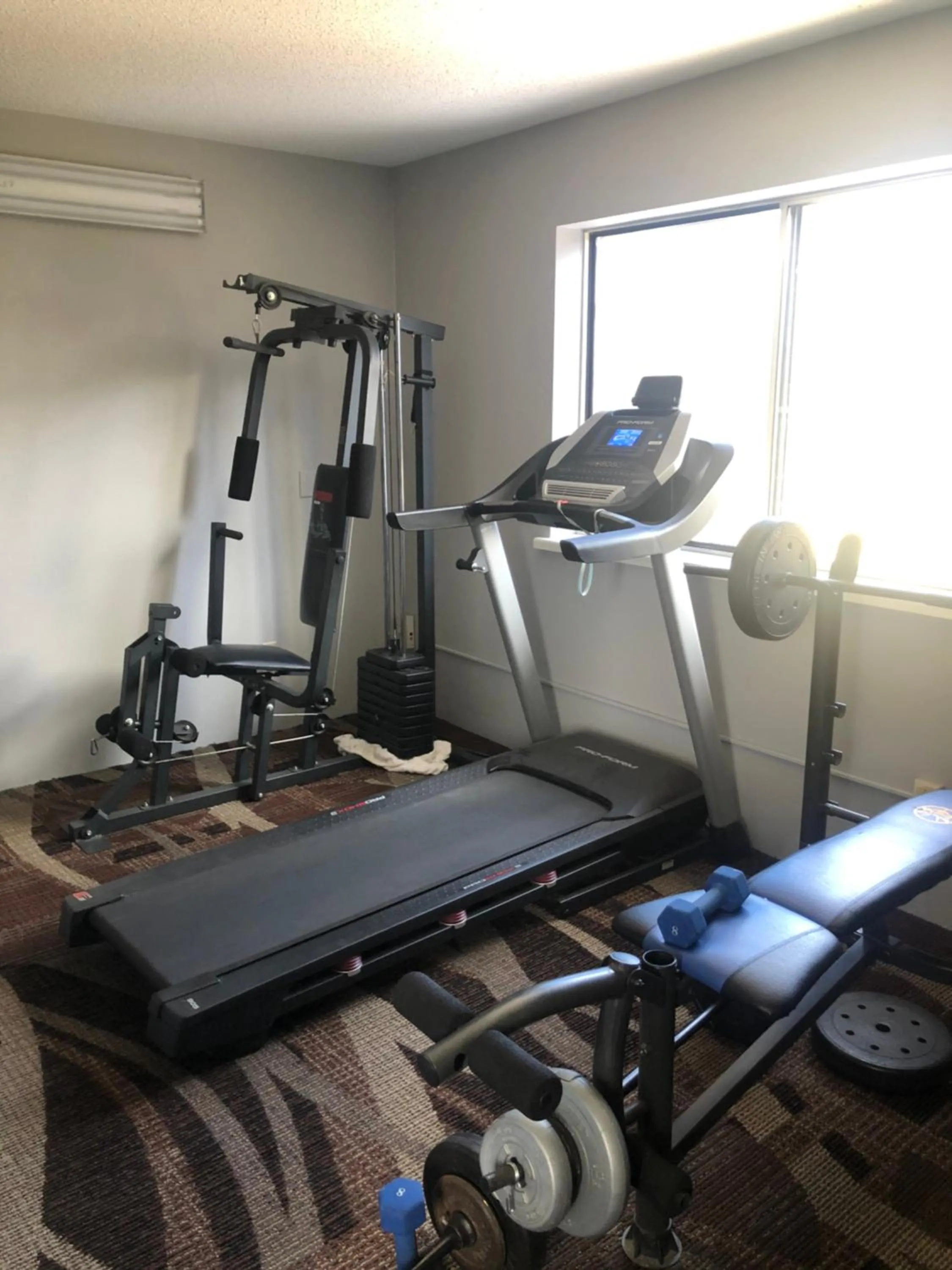 Fitness centre/facilities in Adams Inn and Suites