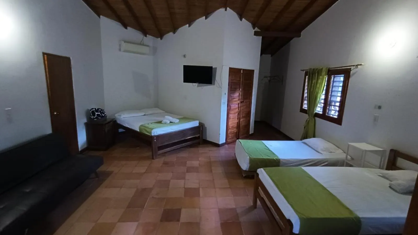 Bed in Finca Hotel La Estancia