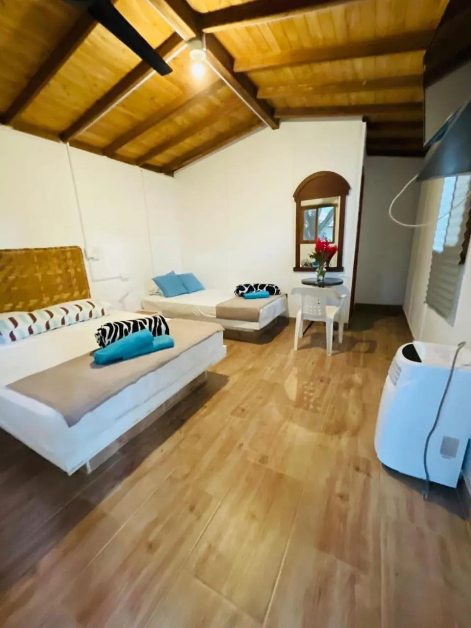 Bed in Finca Hotel La Estancia