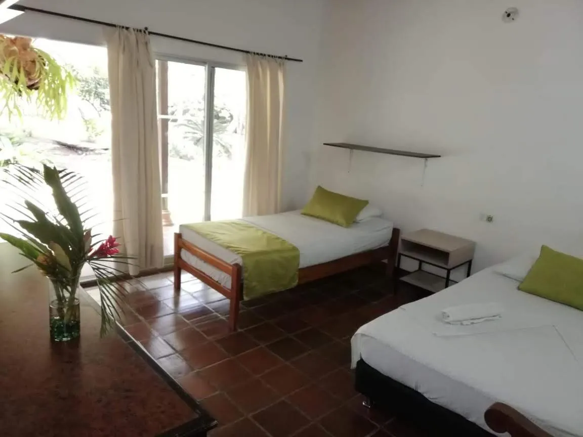 Bed in Finca Hotel La Estancia