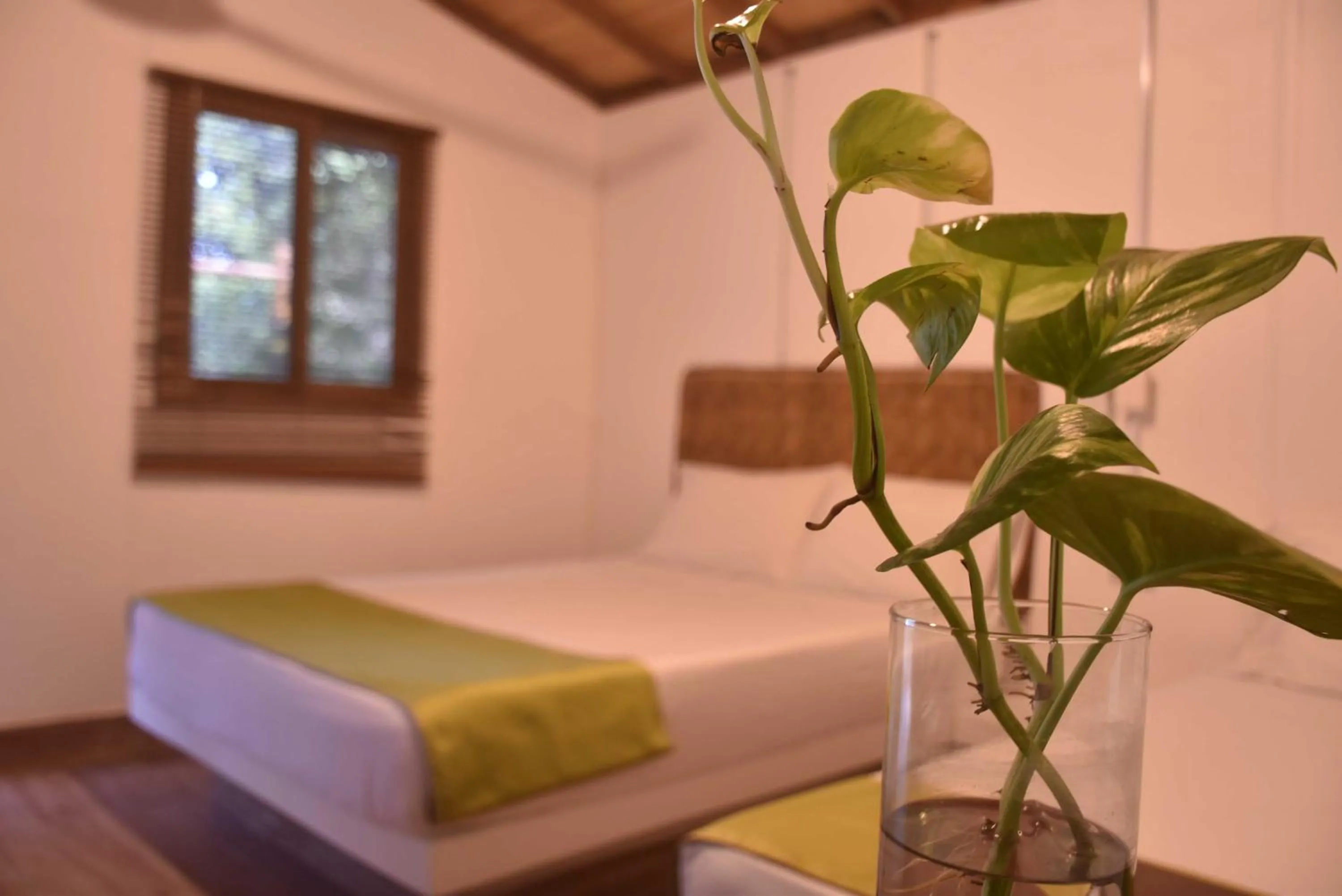 Bed in Finca Hotel La Estancia