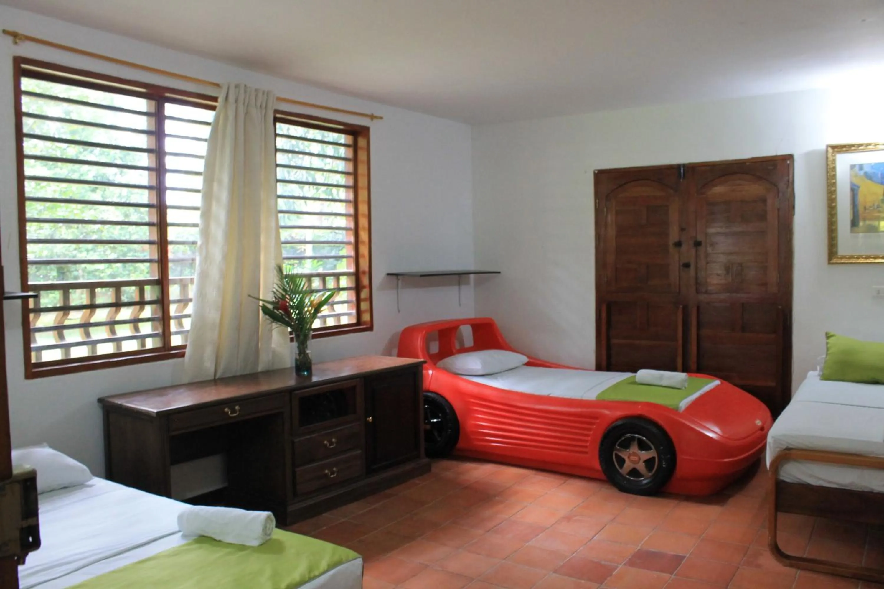 Bed in Finca Hotel La Estancia