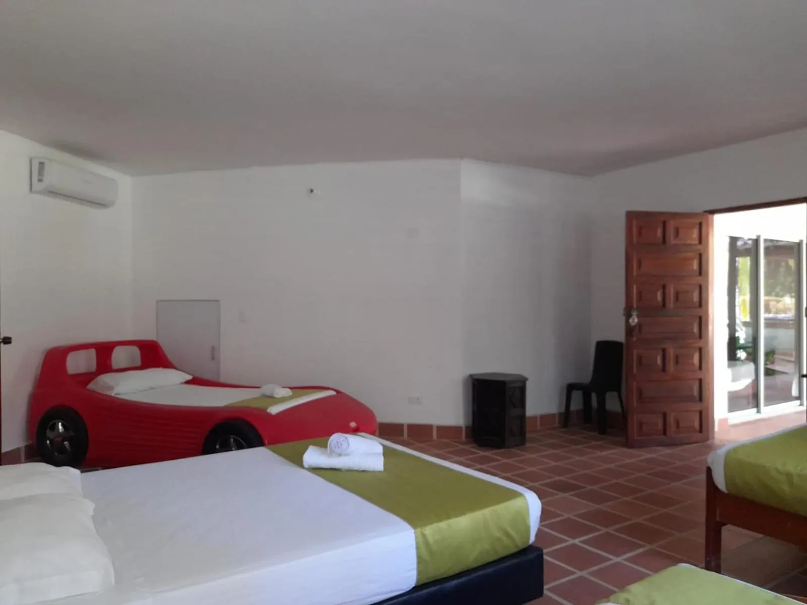 Bed in Finca Hotel La Estancia