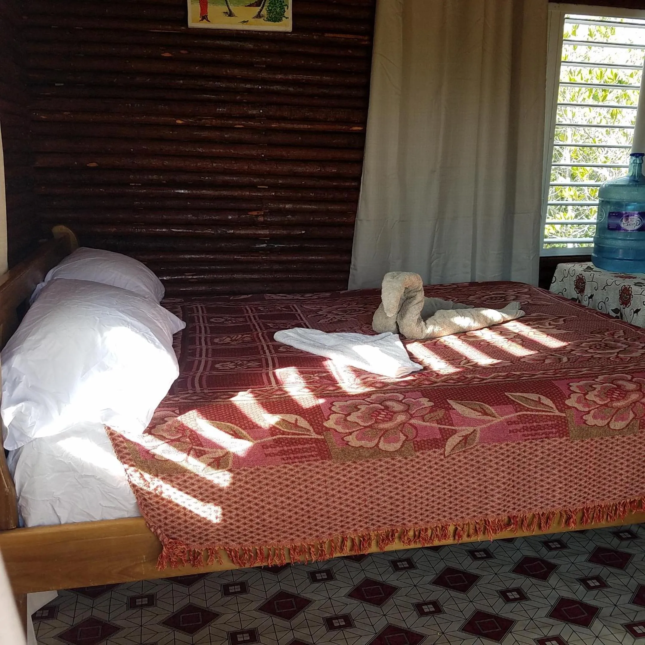 Bed in Palmento Grove Garifuna Eco-Cultural & Healing Institute