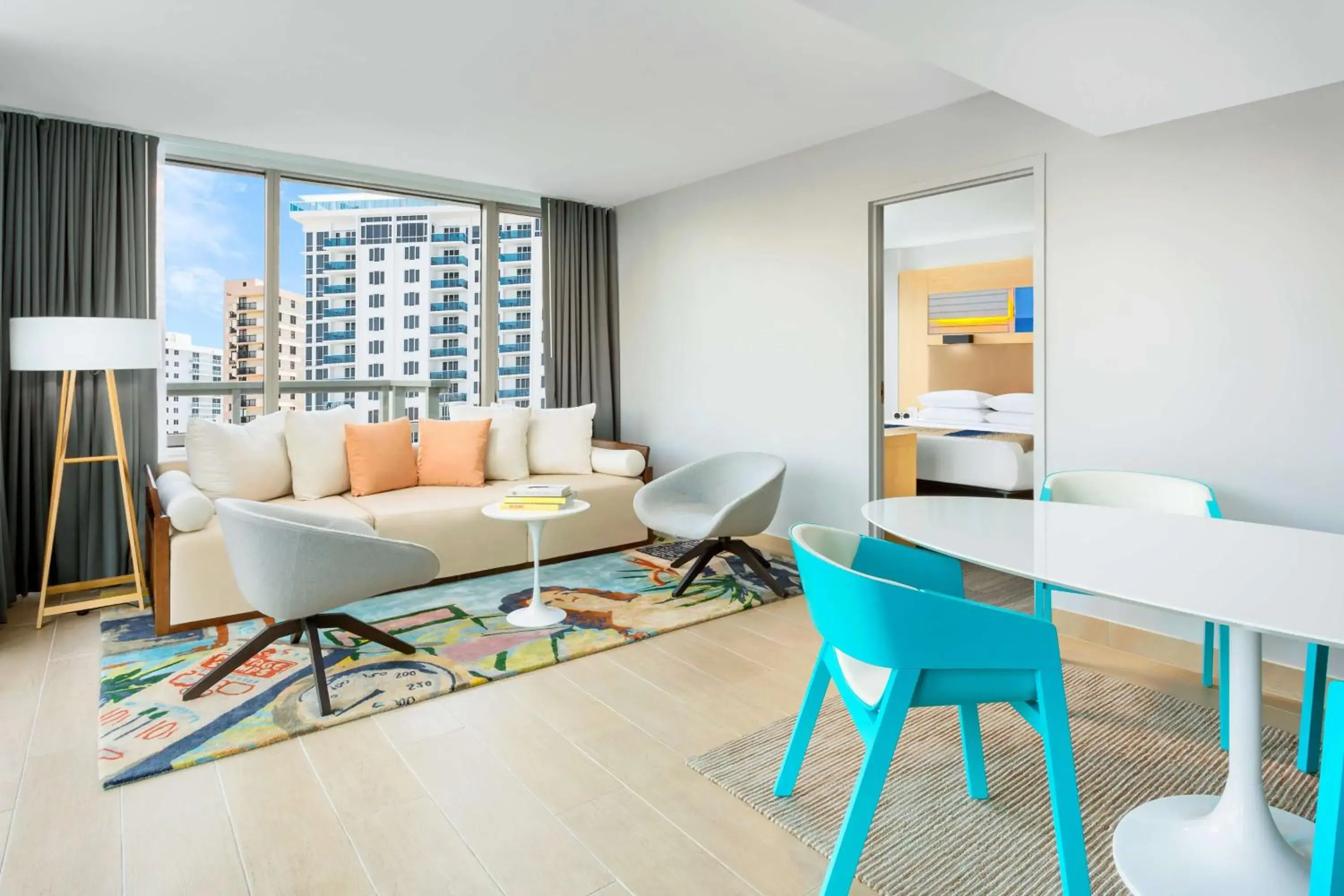 1 KING SUITE BALCONY POOL VIEW in The Gates Hotel South Beach 1 KING SUITE BALCONY POOL VIEW in The Gates Hotel South Beach