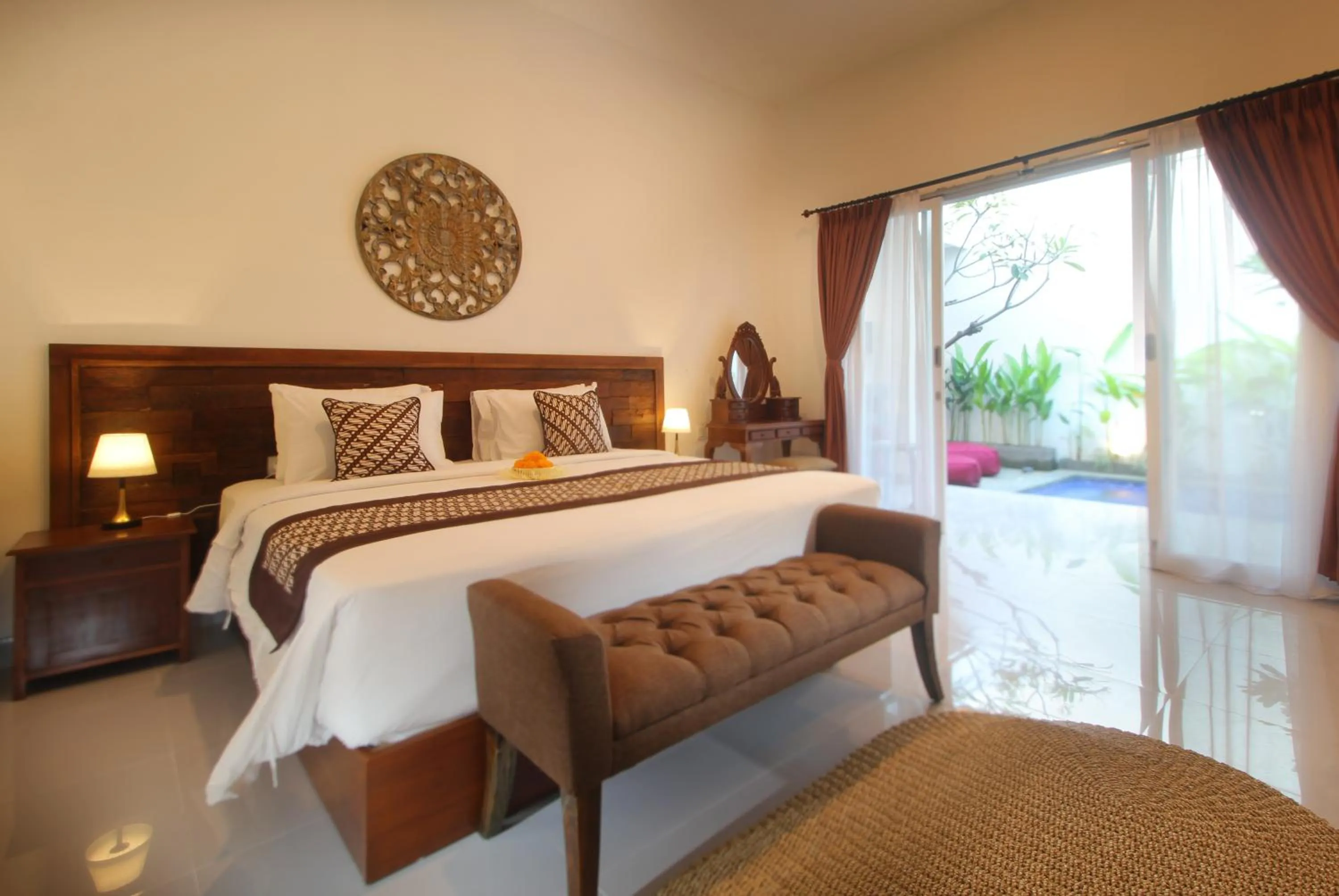 Bed in Bougainvillea Villa Seminyak by Parigata