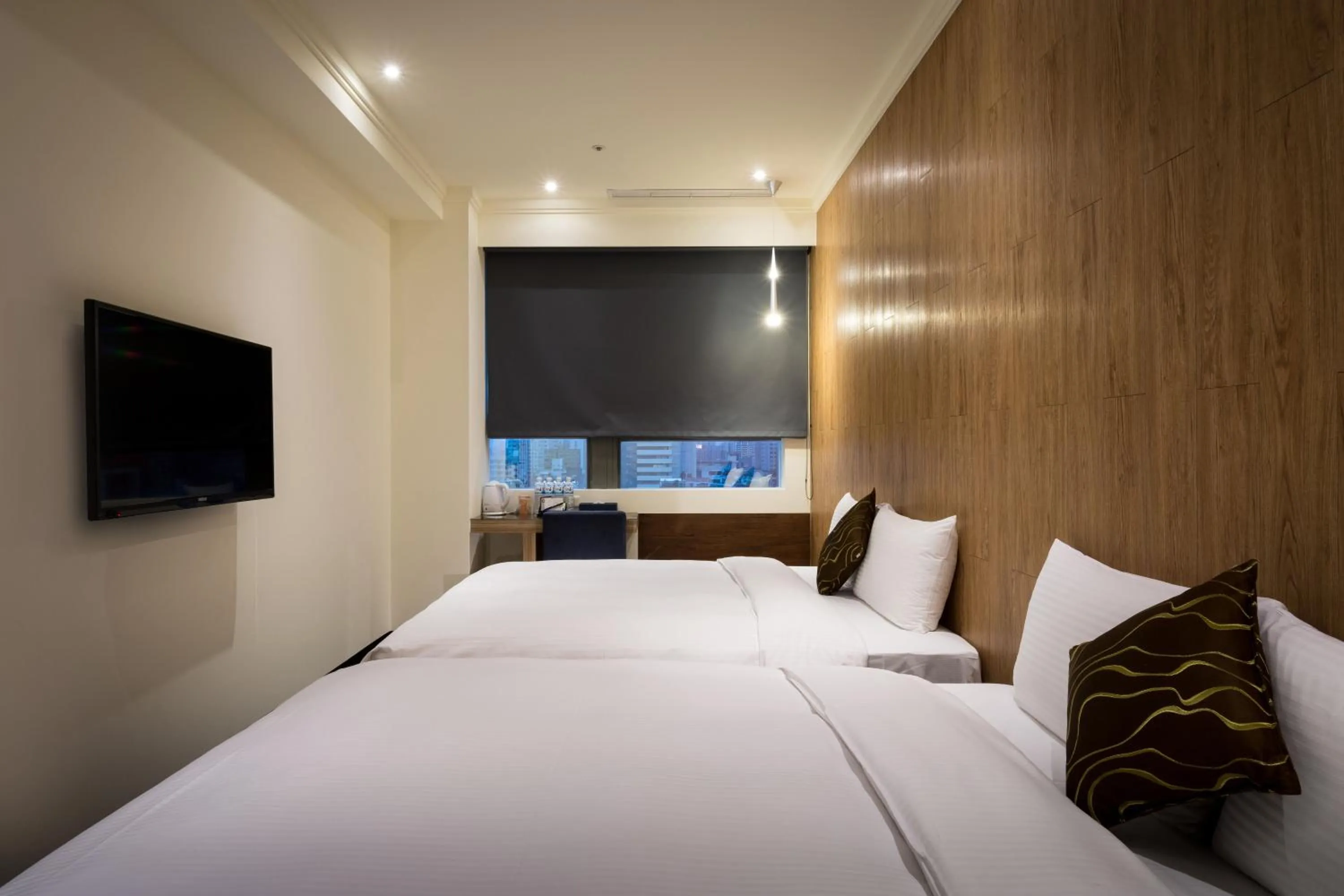 Bed in Merryday Hotel Banqiao