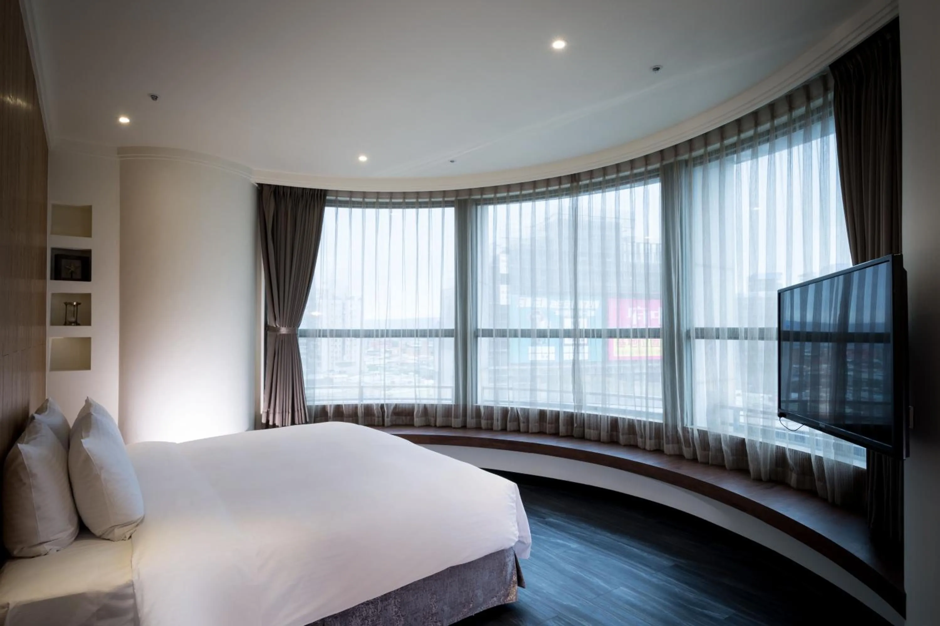 Bed in Merryday Hotel Banqiao