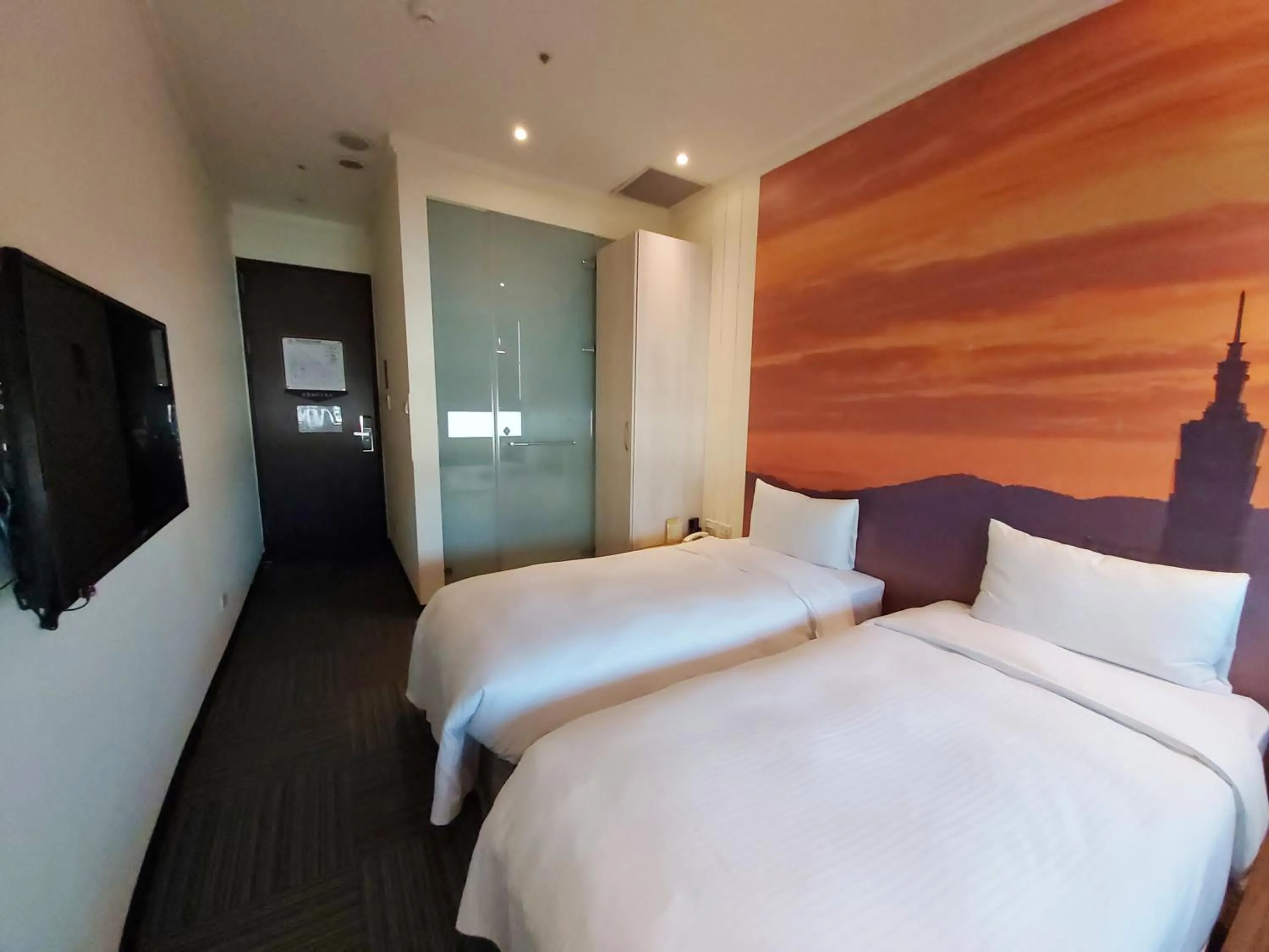 Bed in Merryday Hotel Banqiao