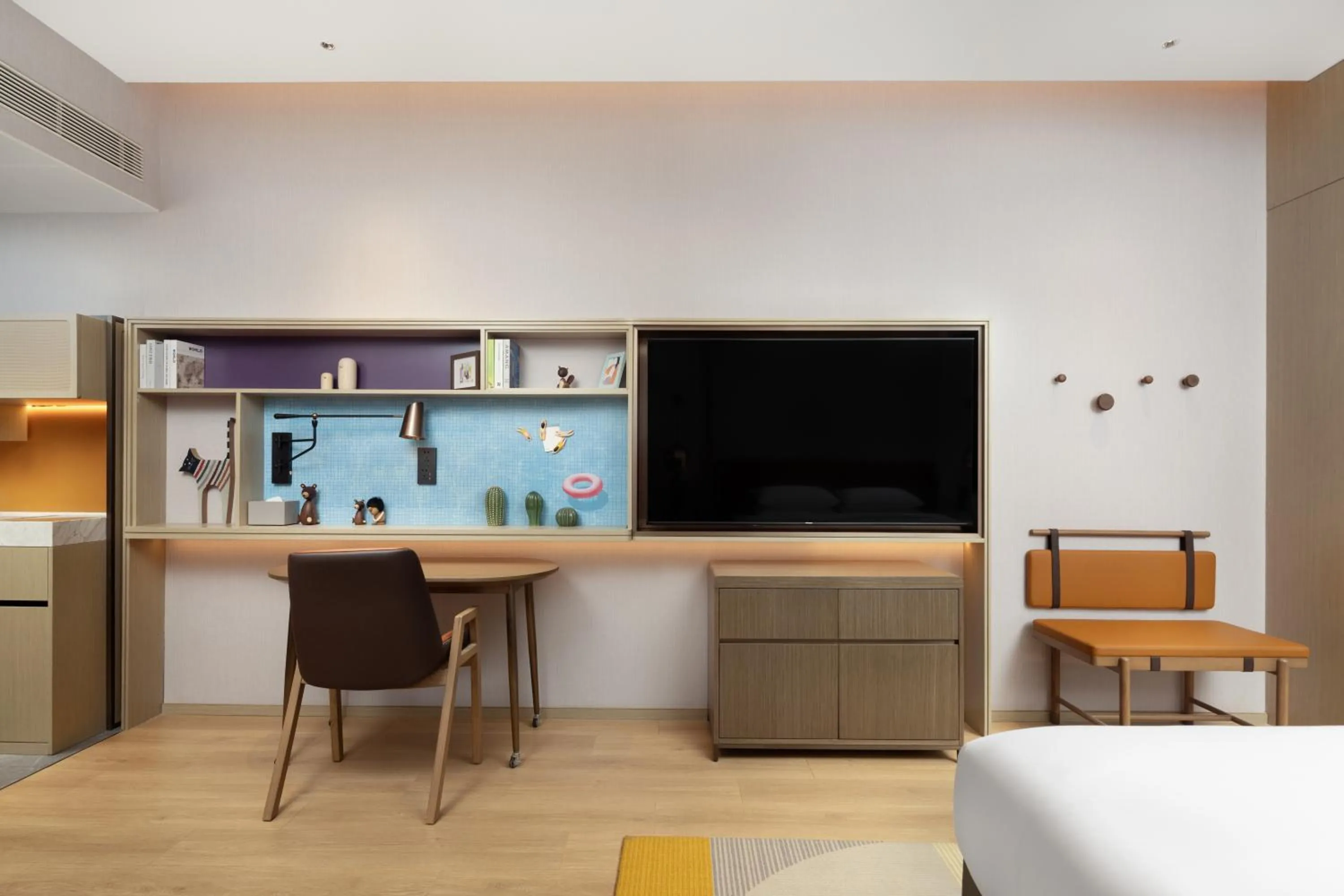 Seating area in Home2 by Hilton Xinjiang Kuche