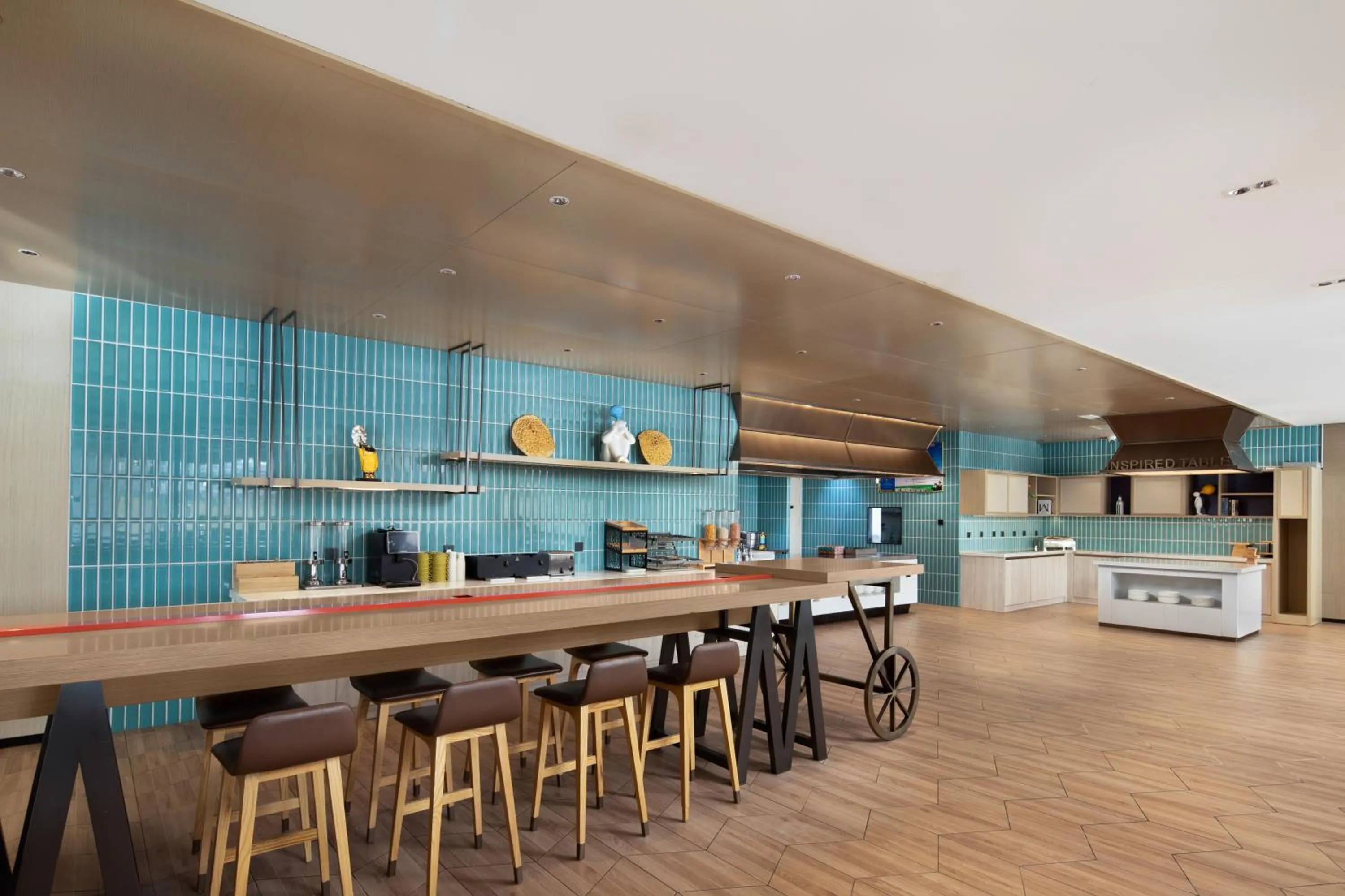 Dining area in Home2 by Hilton Xinjiang Kuche