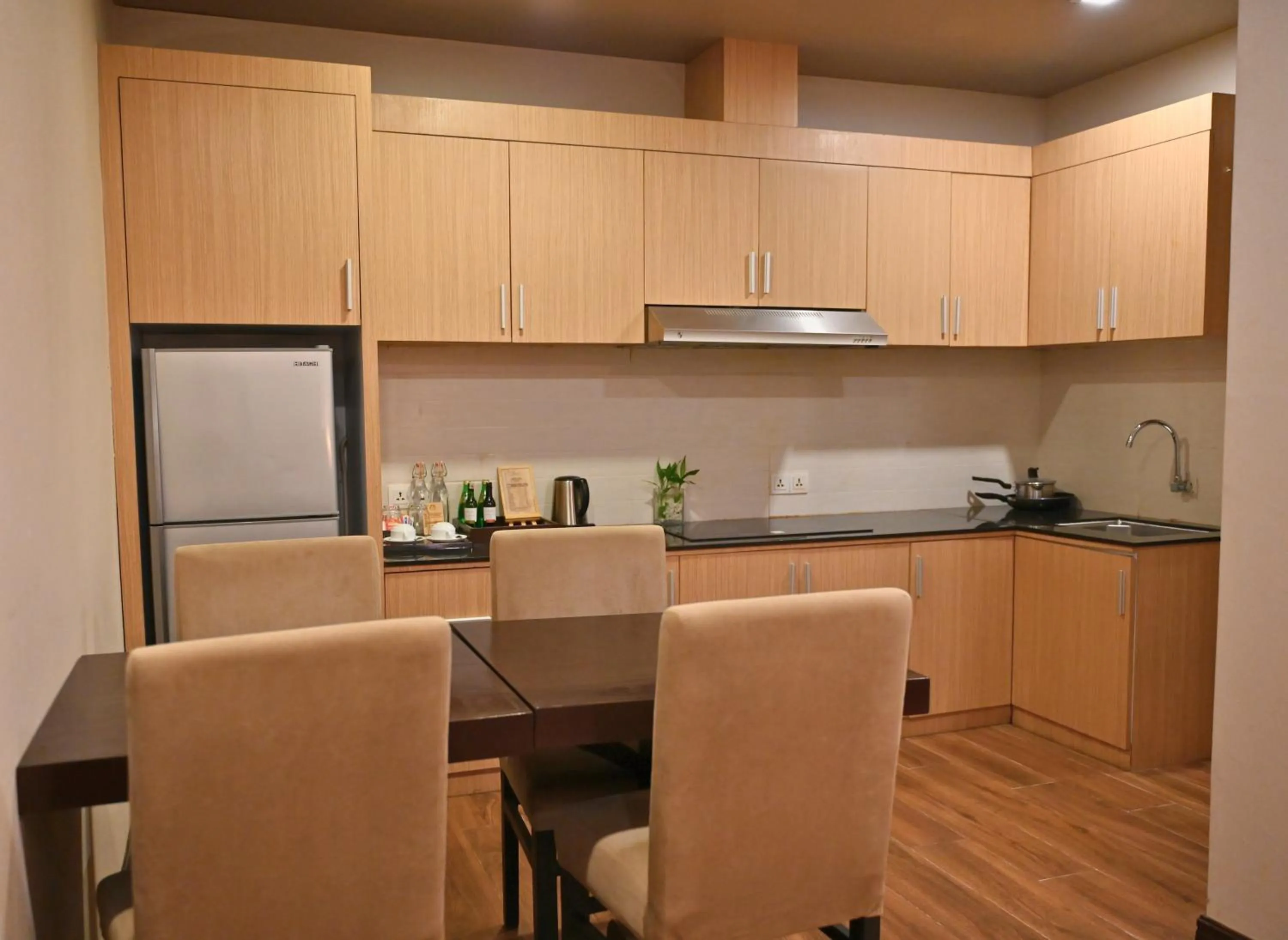 Kitchen or kitchenette in Anik Boutique Hotel & Spa on Norodom Blvd