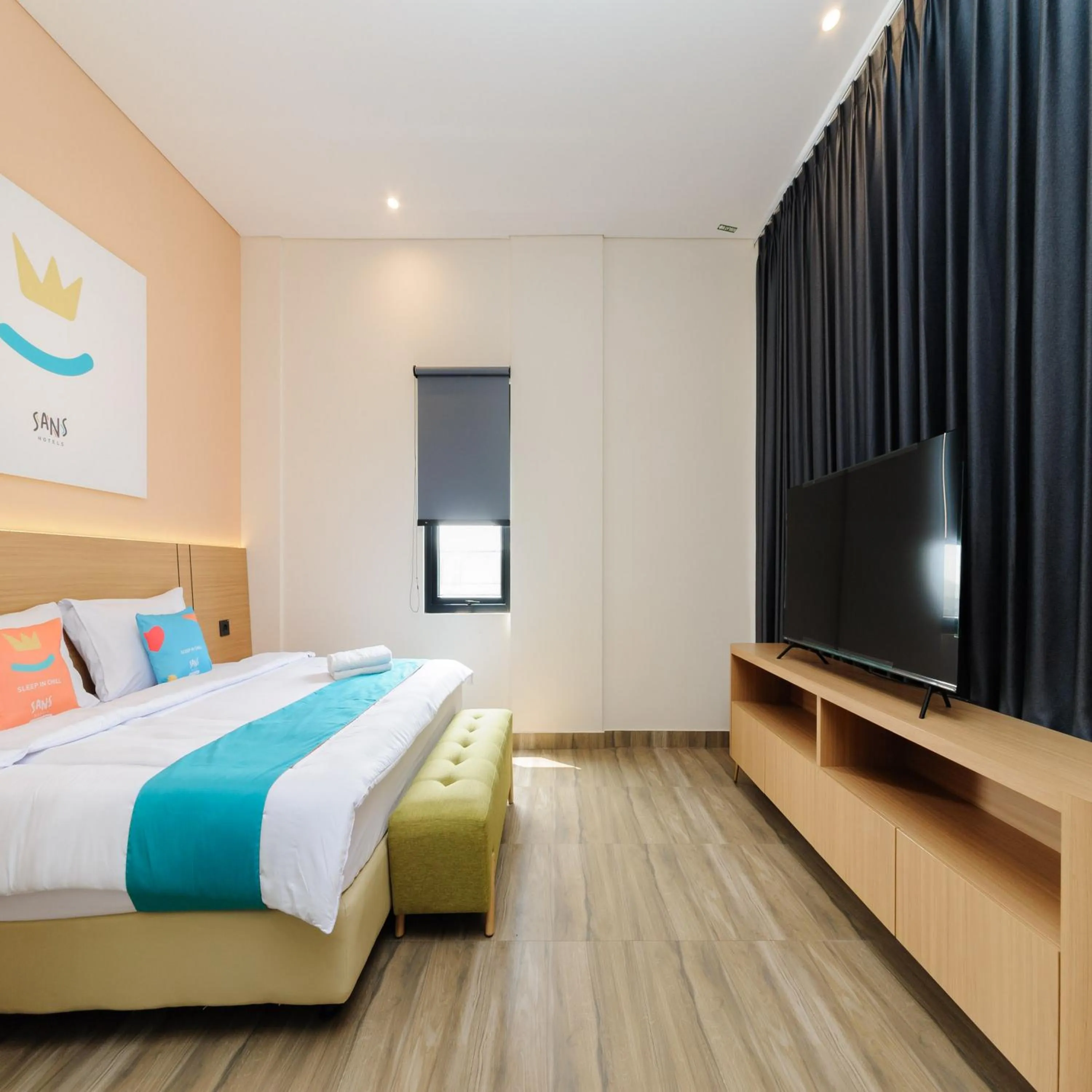 Bedroom, Bed in Sans Hotel Kedoya