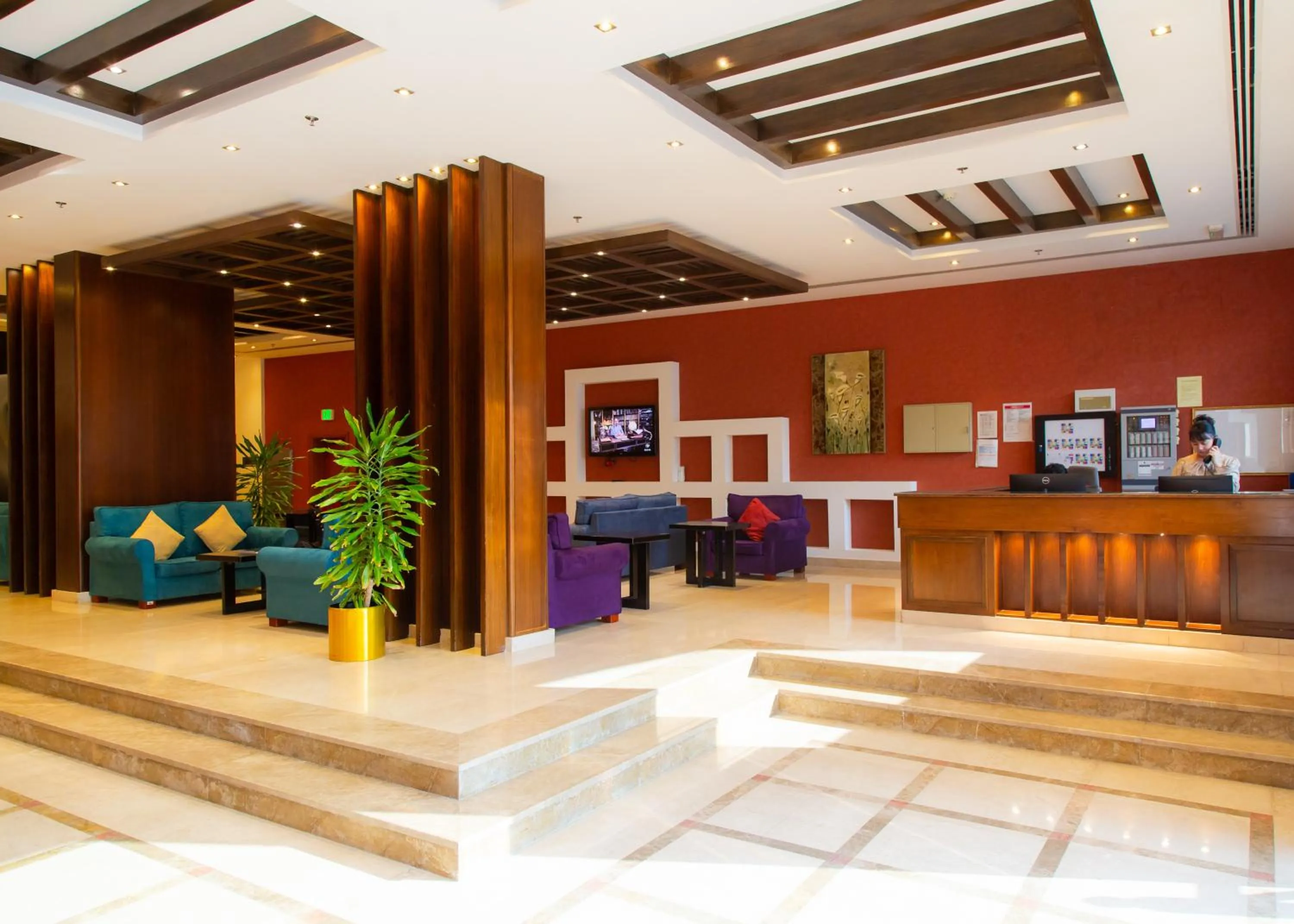 Lobby or reception in Al Liwan Residence