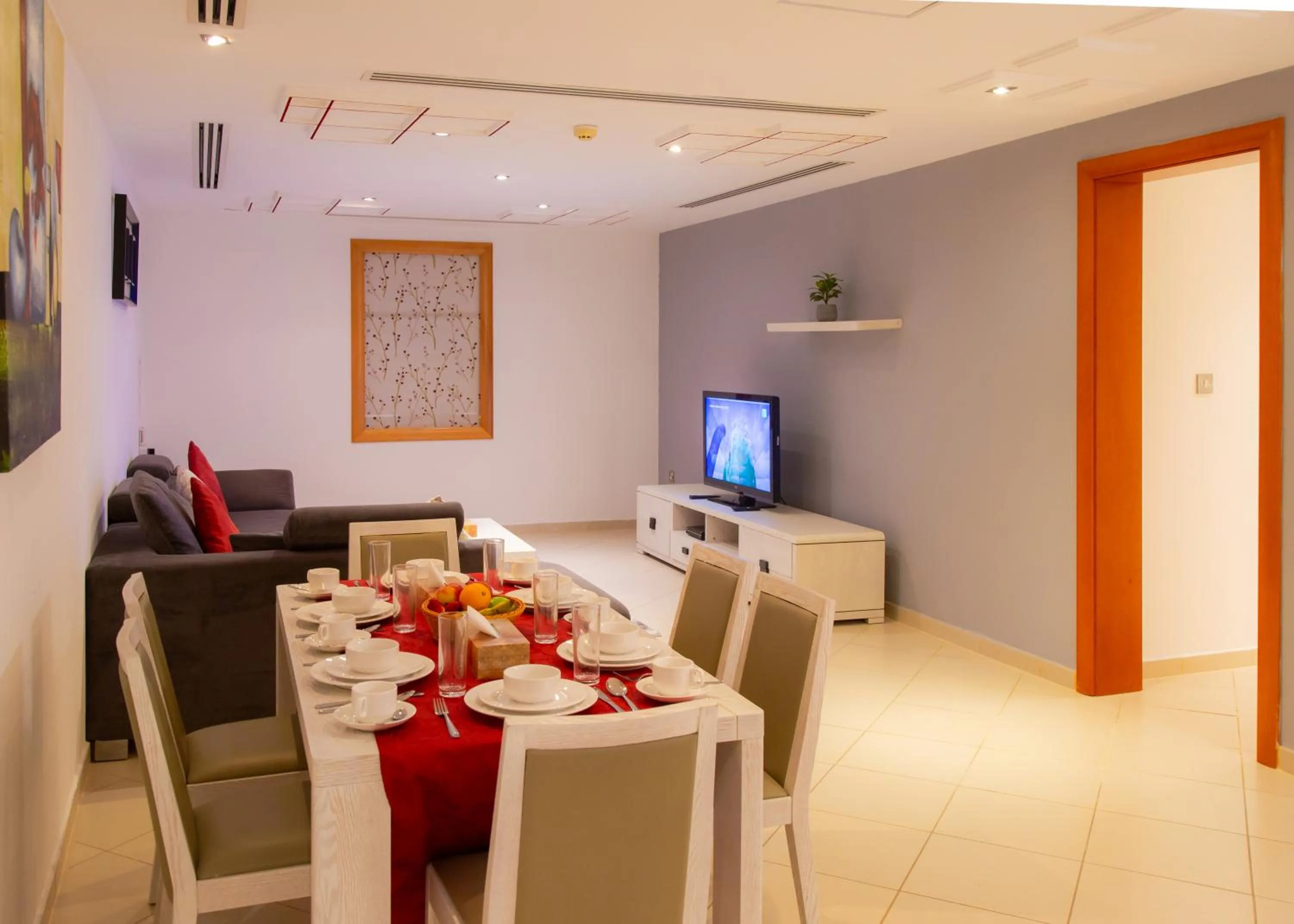 Dining area in Al Liwan Residence