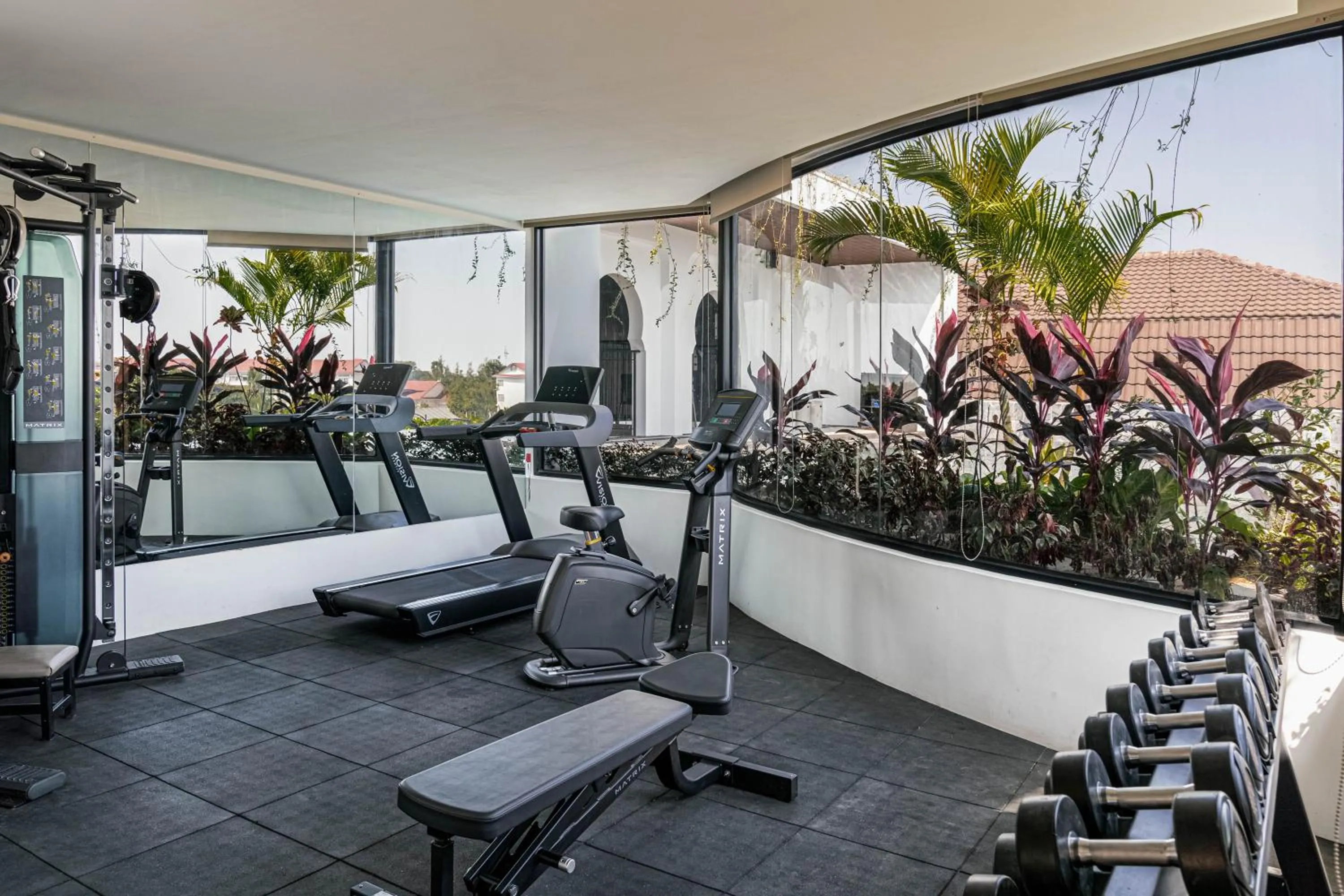 Fitness centre/facilities in Sarai and Wander Resort