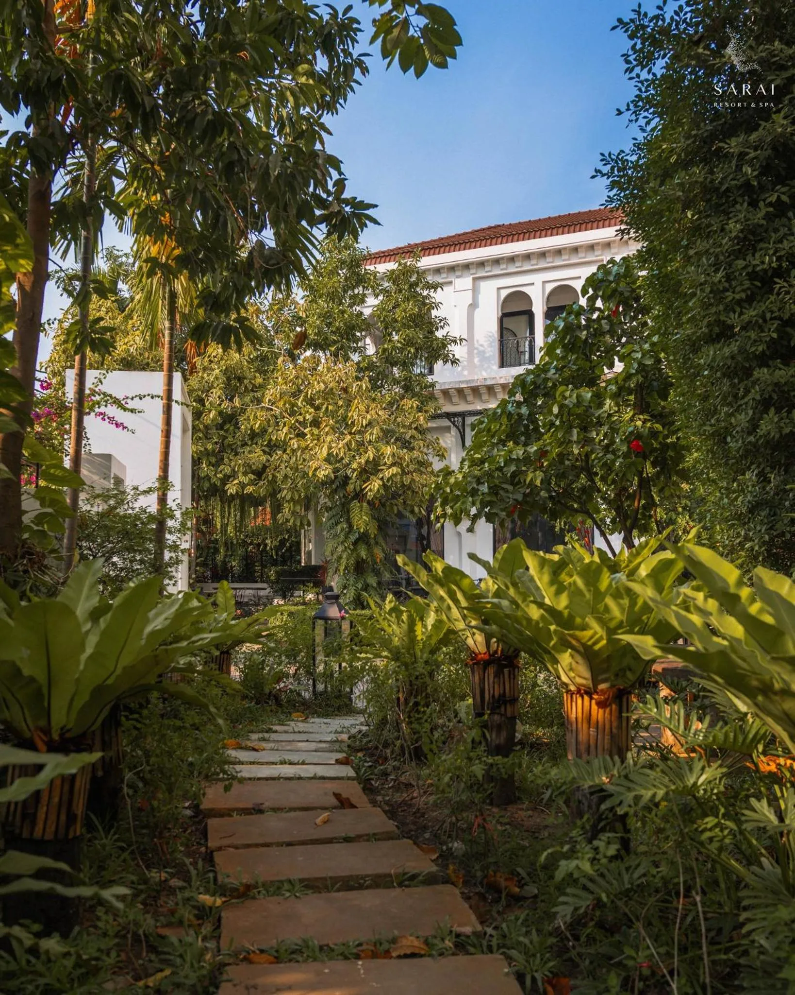 Garden in Sarai and Wander Resort