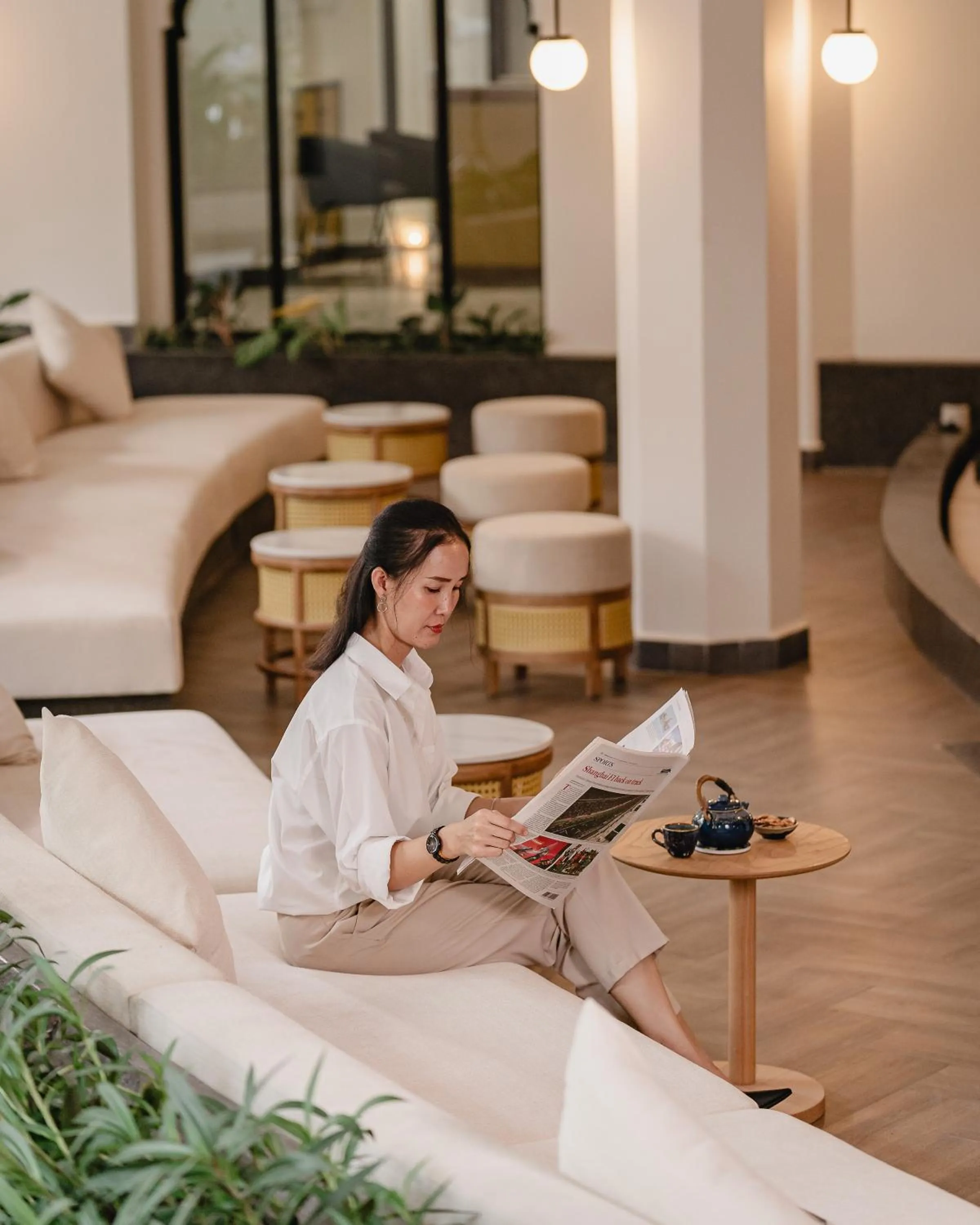 Lounge or bar in Sarai and Wander Resort