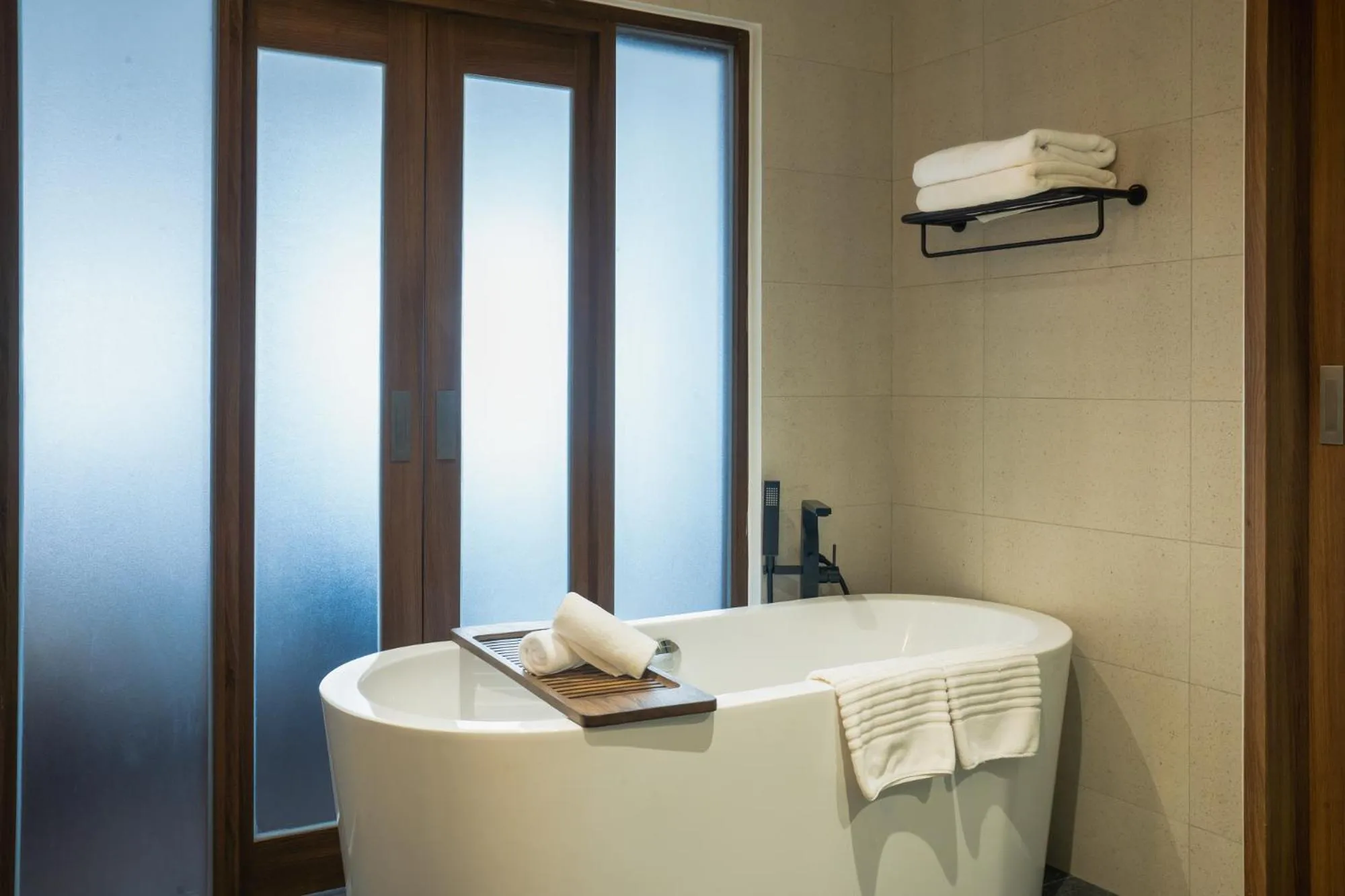 Bathroom in Sarai and Wander Resort