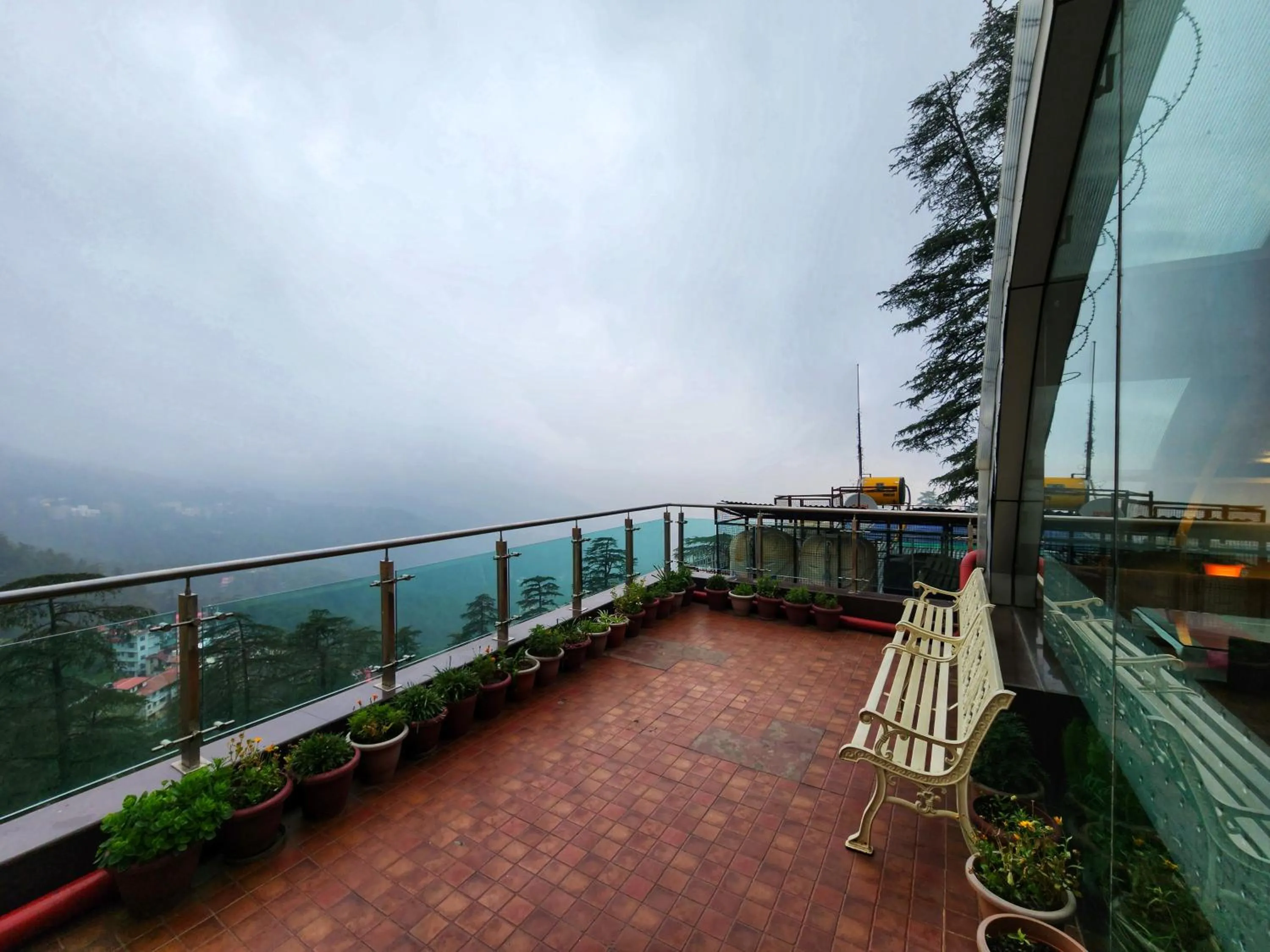 Balcony/Terrace in Hotel Surya Shimla