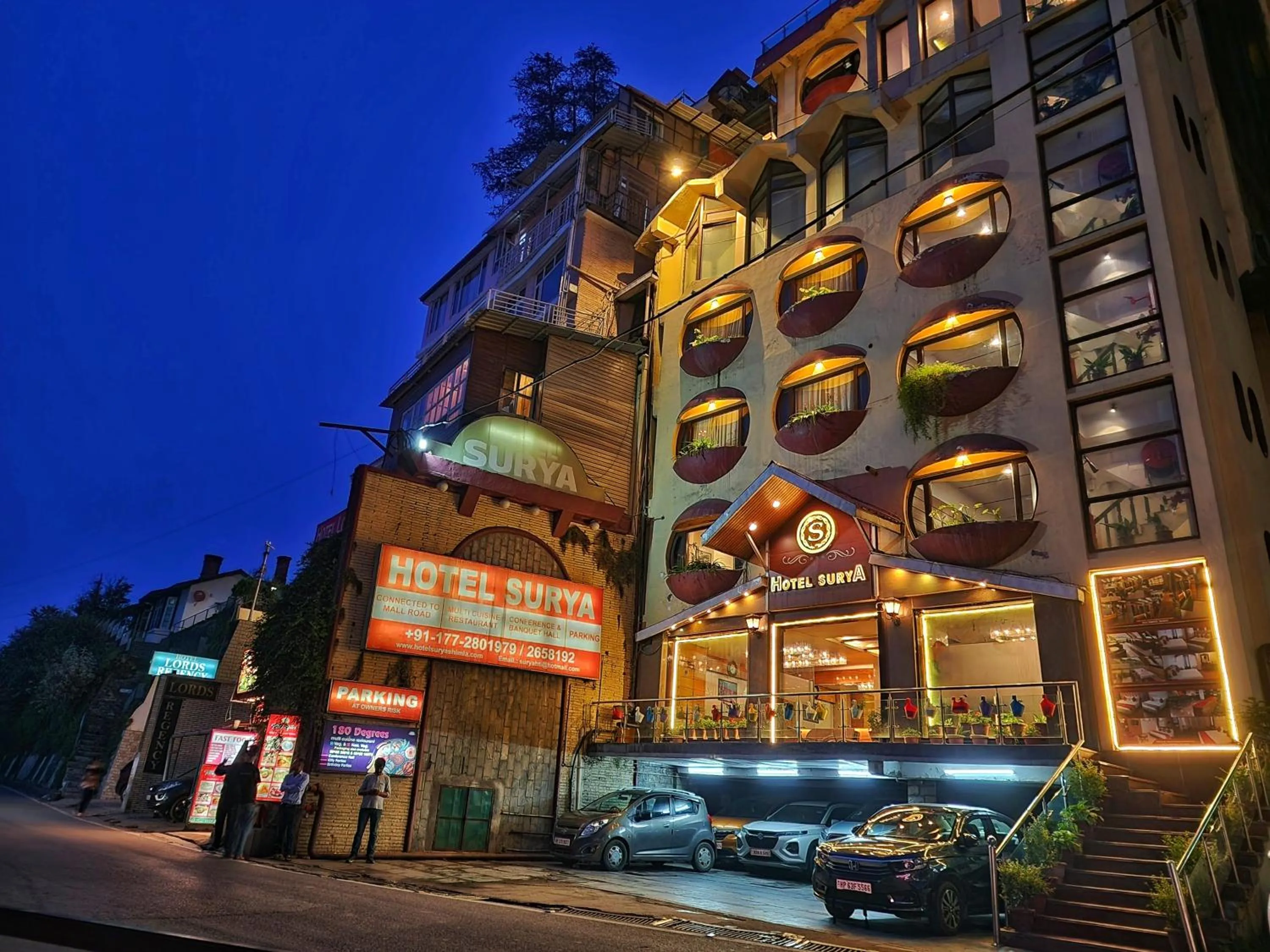 Property building in Hotel Surya Shimla